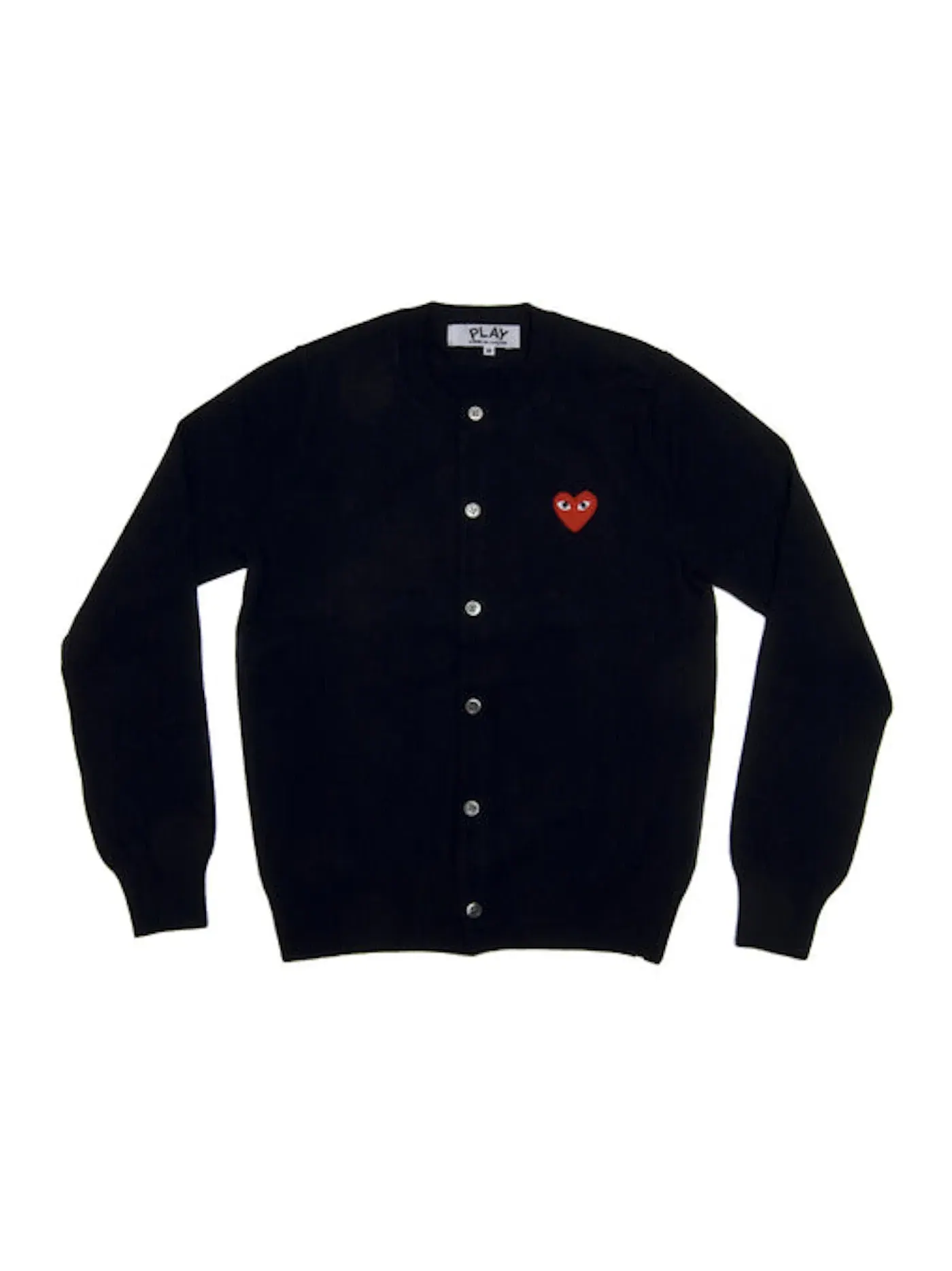 Женский кардиган с принтом Sweater Comme des Garcons PLAY — изображение 1 из 1, темно-синий