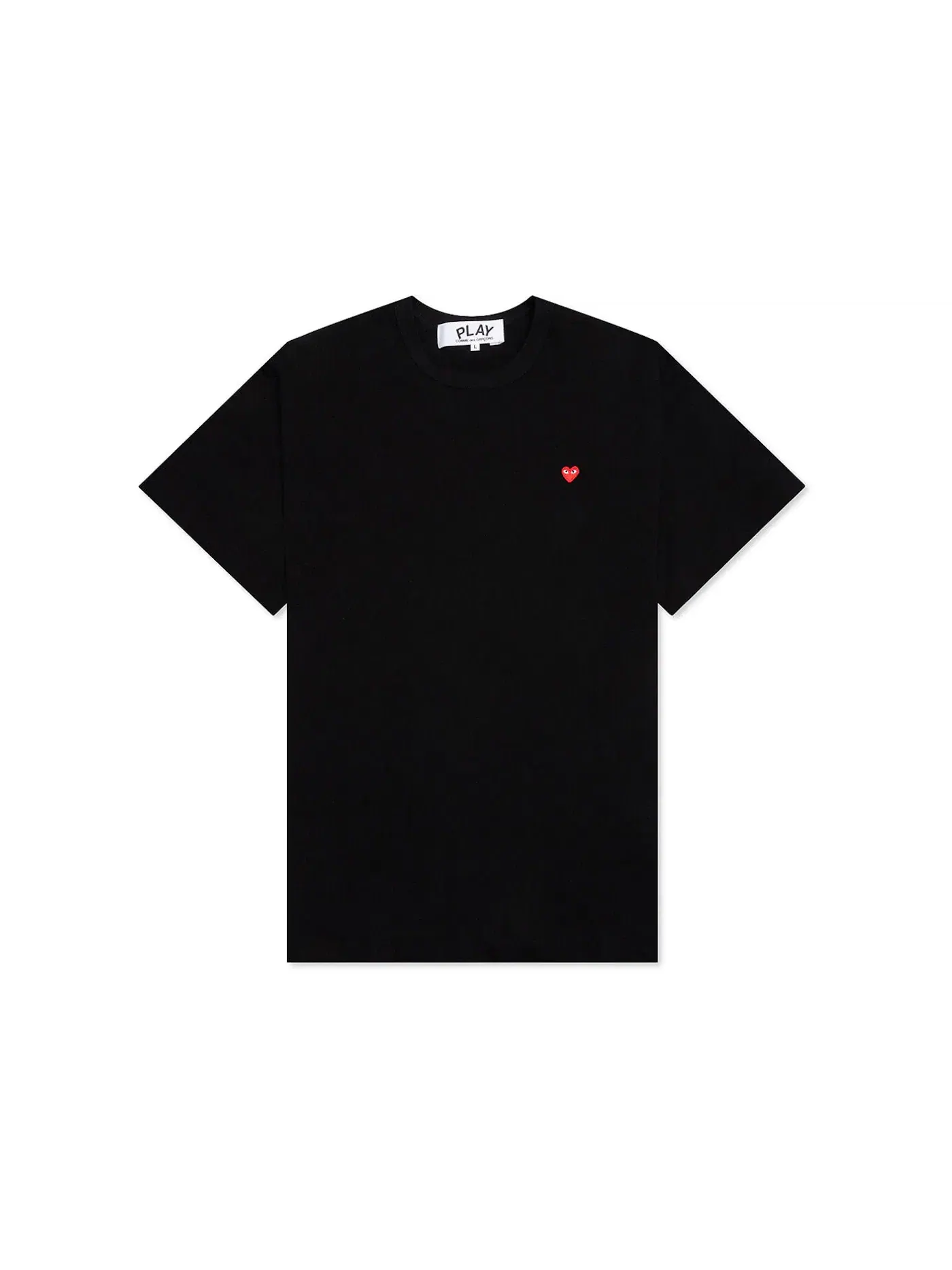 Женская футболка с принтом T-shirt Comme des Garcons PLAY — изображение 1 из 2, черный