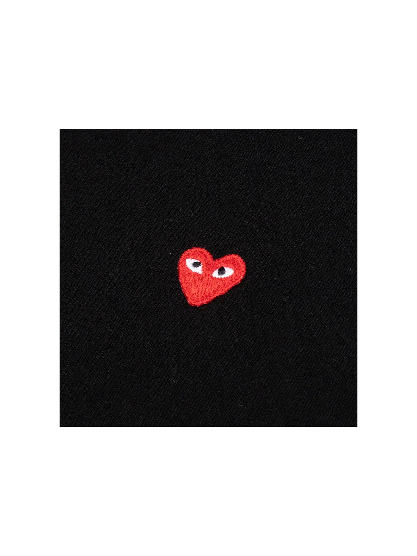 Женская футболка с принтом T-shirt Comme des Garcons PLAY — изображение 2 из 2, черный