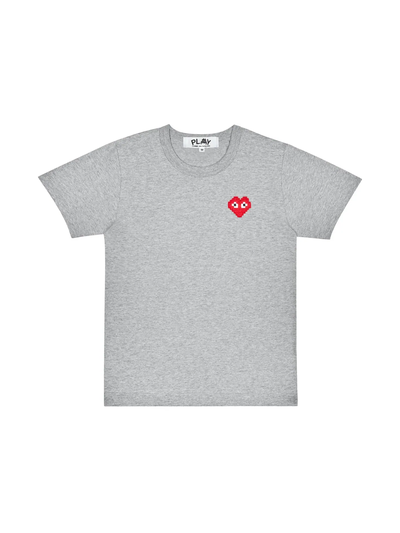 Футболка с принтом T-Shirt Comme des Garcons PLAY — изображение 1 из 1, серый