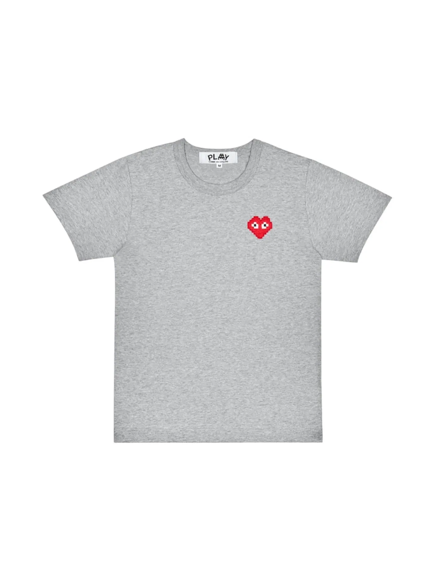 Женская футболка с принтом T-Shirt Comme des Garcons PLAY — изображение 1 из 1, серый