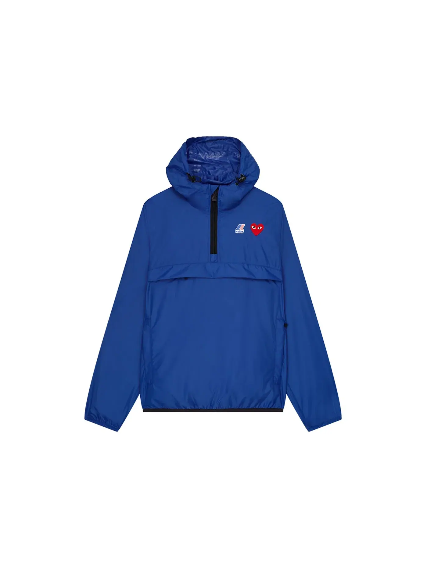 Унисекс-куртка с длинным рукавом Claude Half-Zip Jacket Comme des Garcons PLAY — изображение 1 из 2, синий