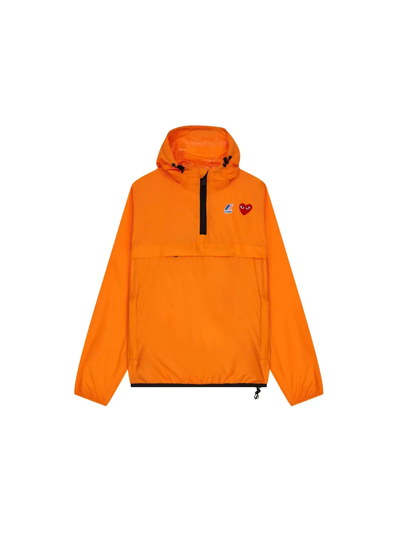 Унисекс куртка с принтом Comme des Garcons PLAY — изображение 1 из 2, оранжевый