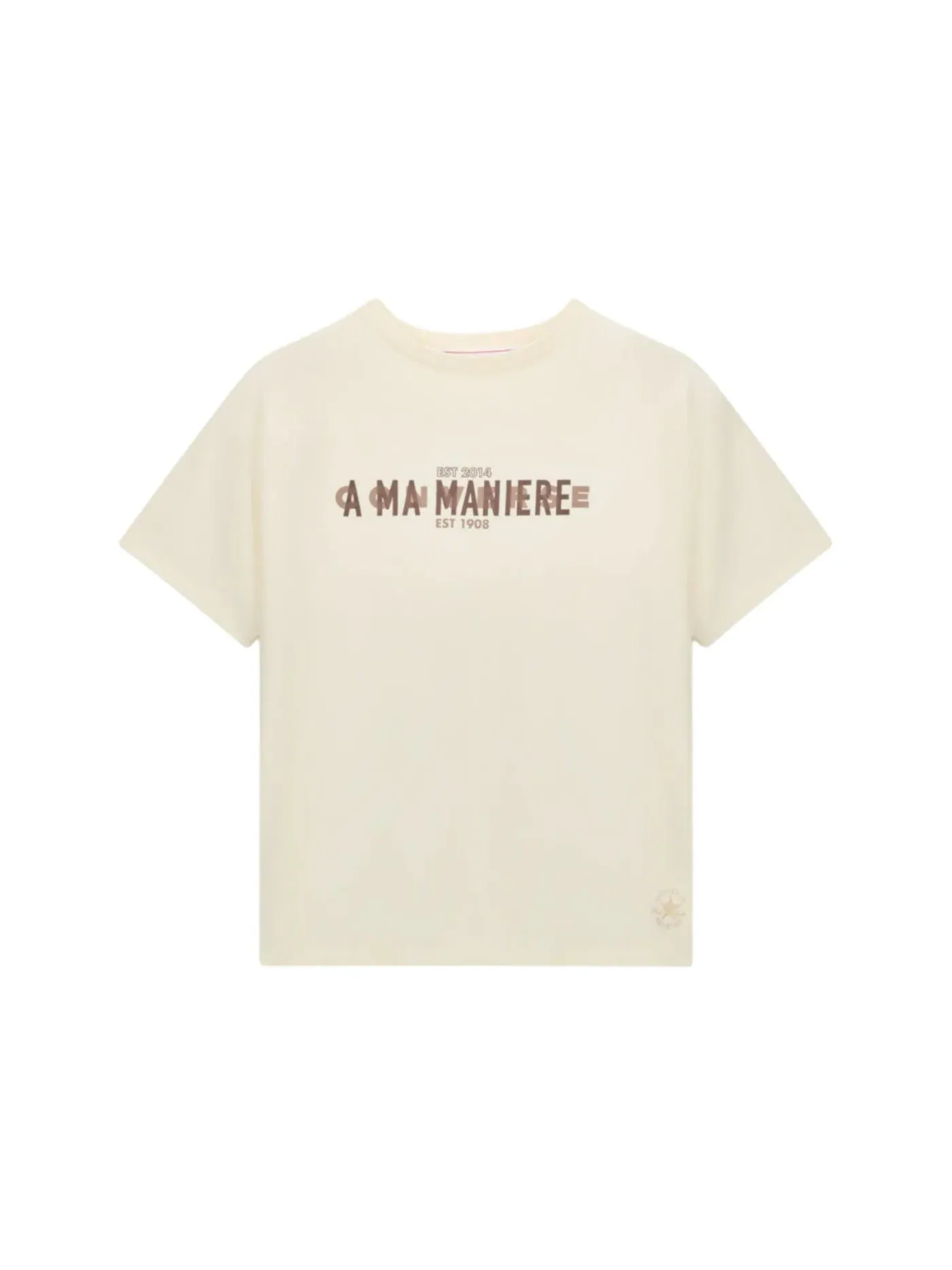 Мужская футболка с принтом Converse x A Ma Manière Gold Standard T-shirt — изображение 1 из 2, коричневый
