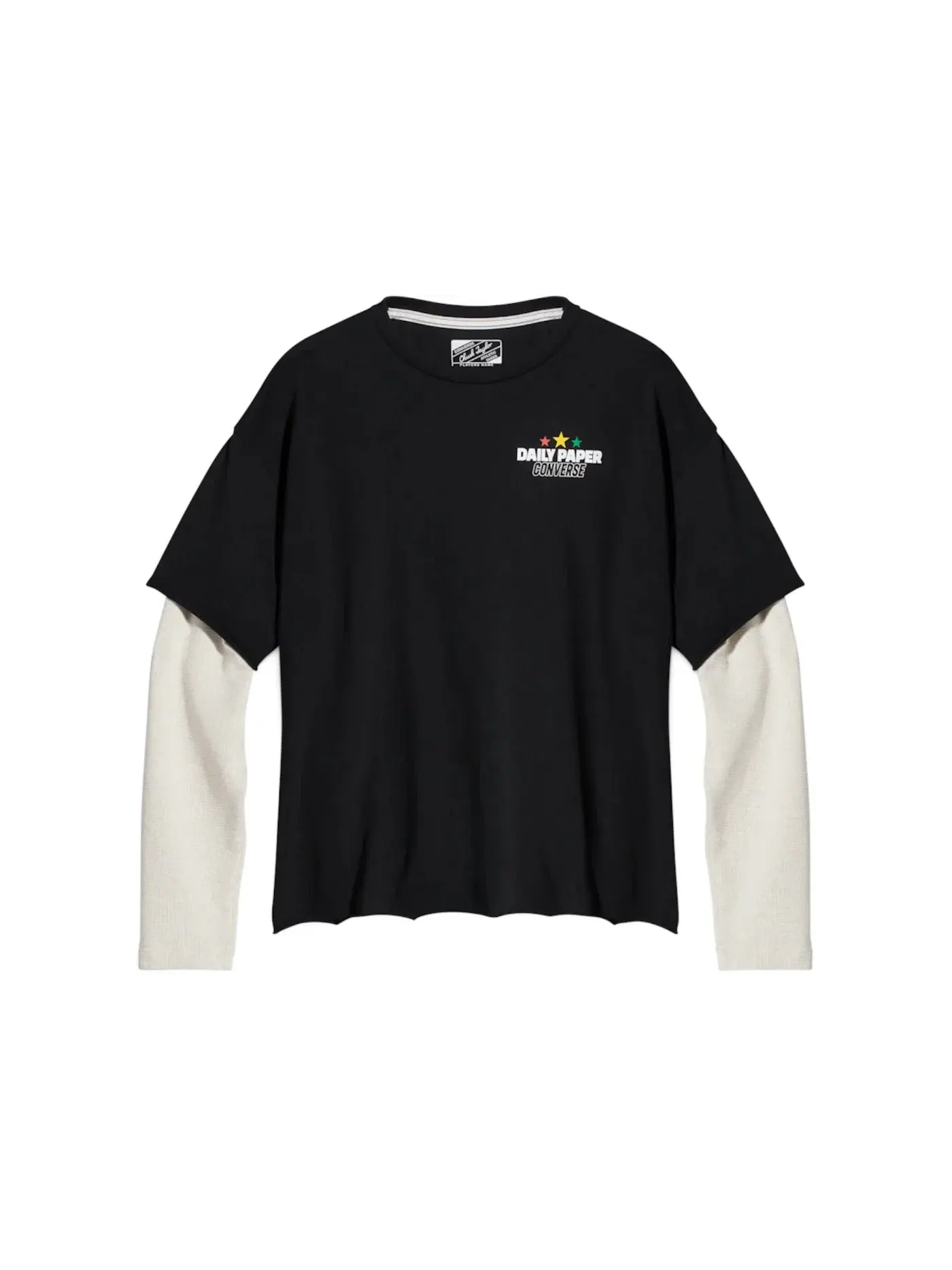 Мужская футболка с термоэффектом Converse x Daily Paper Thermal T-shirt — изображение 1 из 1, черный/белый