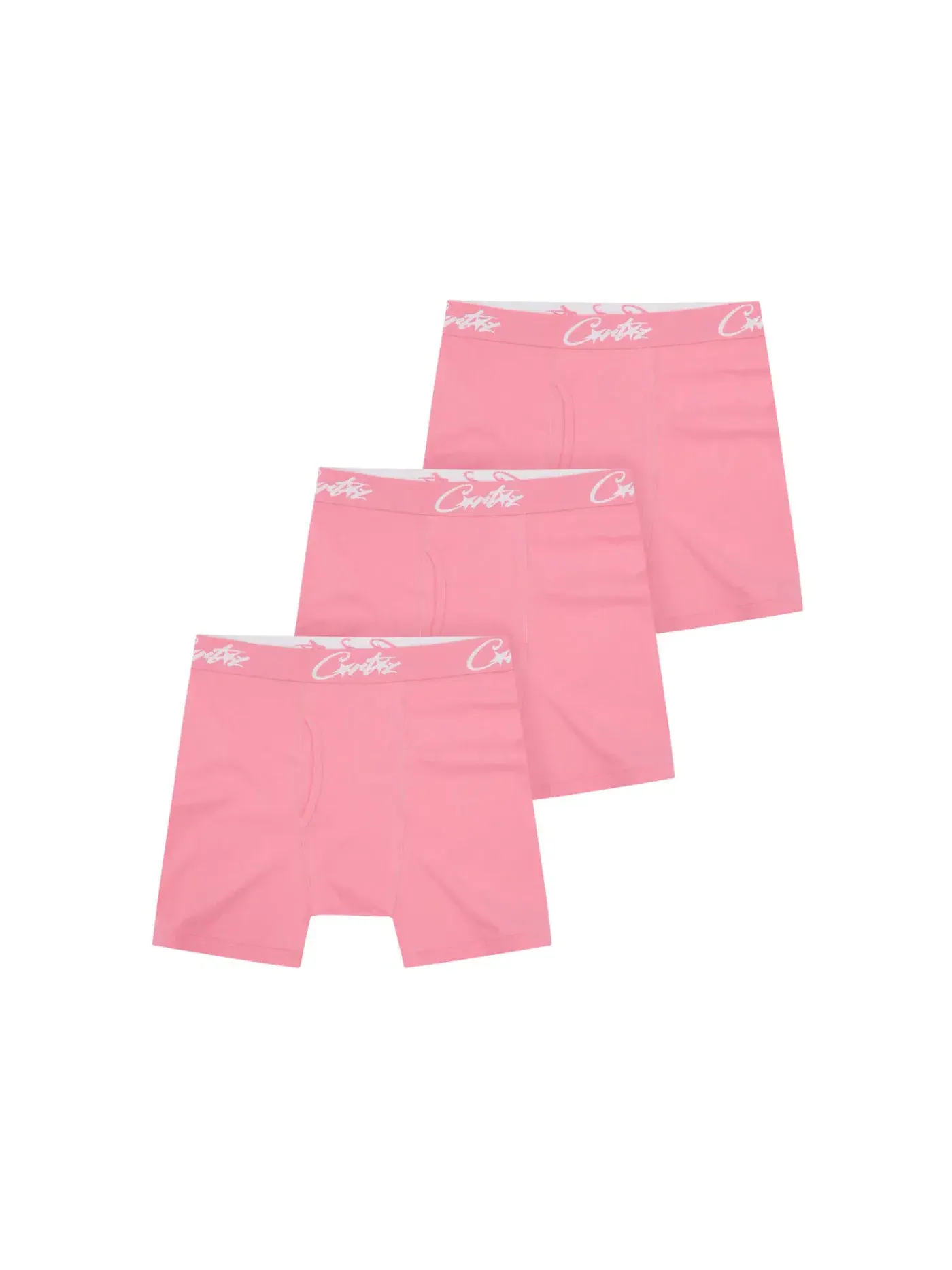 Мужские боксеры с принтом Boxers (3 Pack) Corteiz — изображение 1 из 2, розовый
