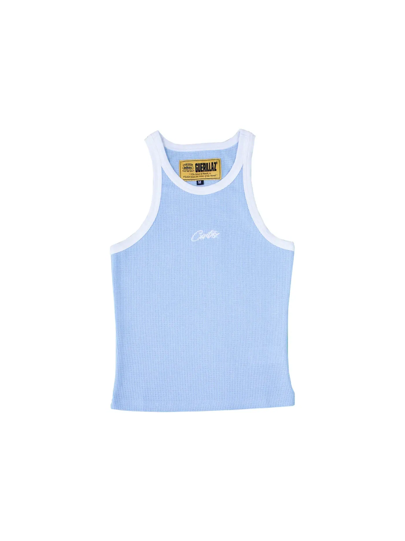 Женский топ-майка с контрастными вставками Tank Top (Women's) Corteiz — изображение 1 из 1, синий