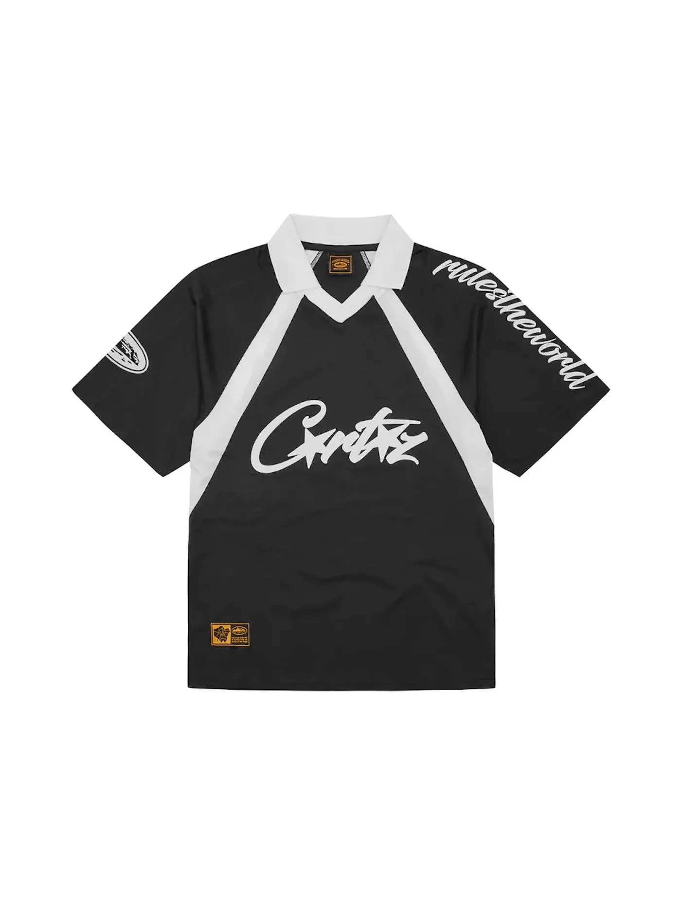 Мужская футбольная джерси Corteiz Allstarz Football Jersey — изображение 1 из 2, черный