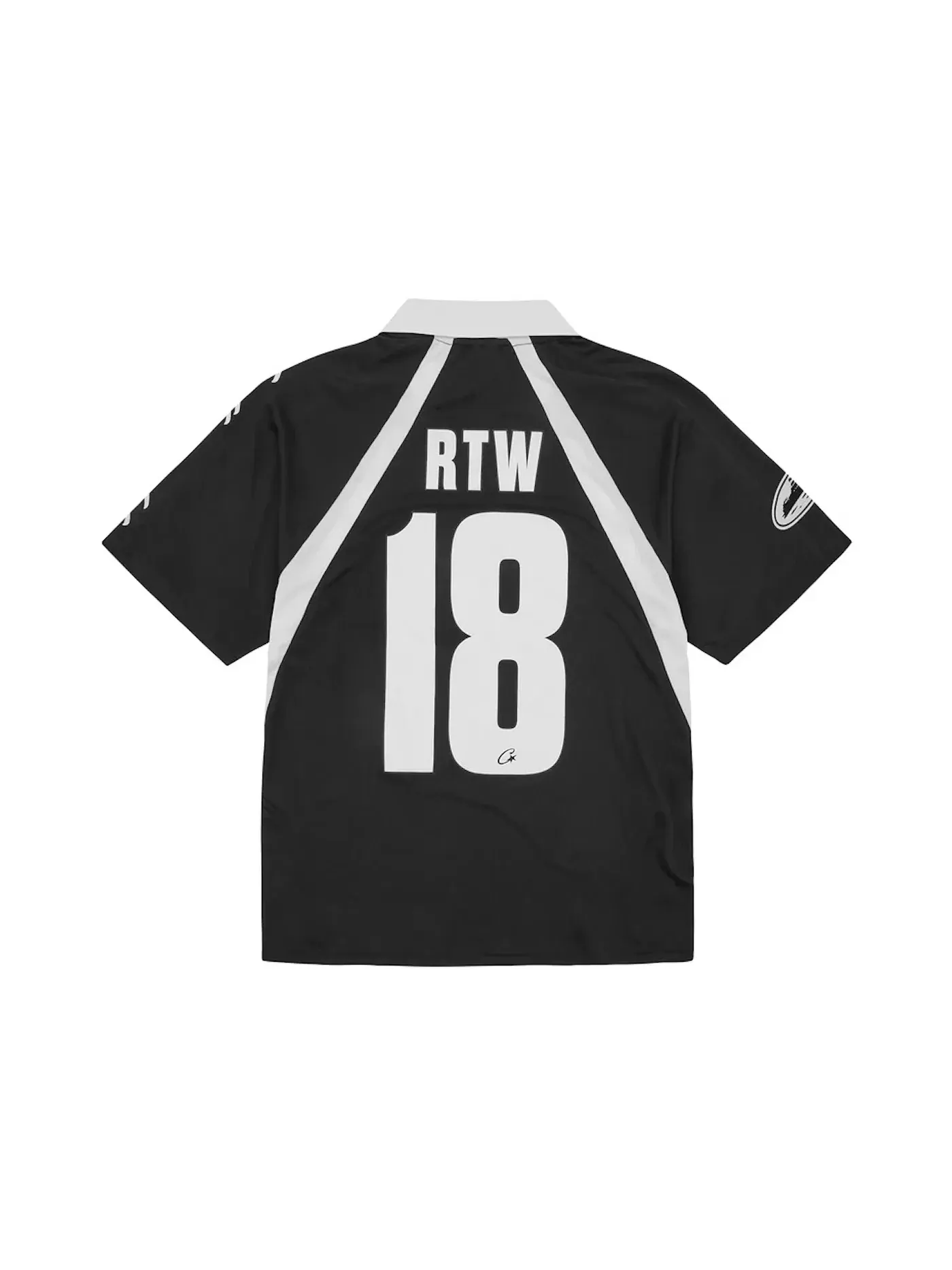 Мужская футбольная джерси Corteiz Allstarz Football Jersey — изображение 2 из 2, черный