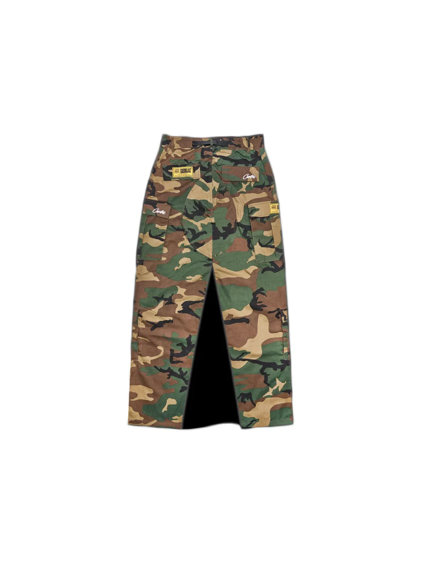 Мужские брюки карго с камуфляжным принтом Corteiz Cargos, Woodland Camo — изображение 2 из 2