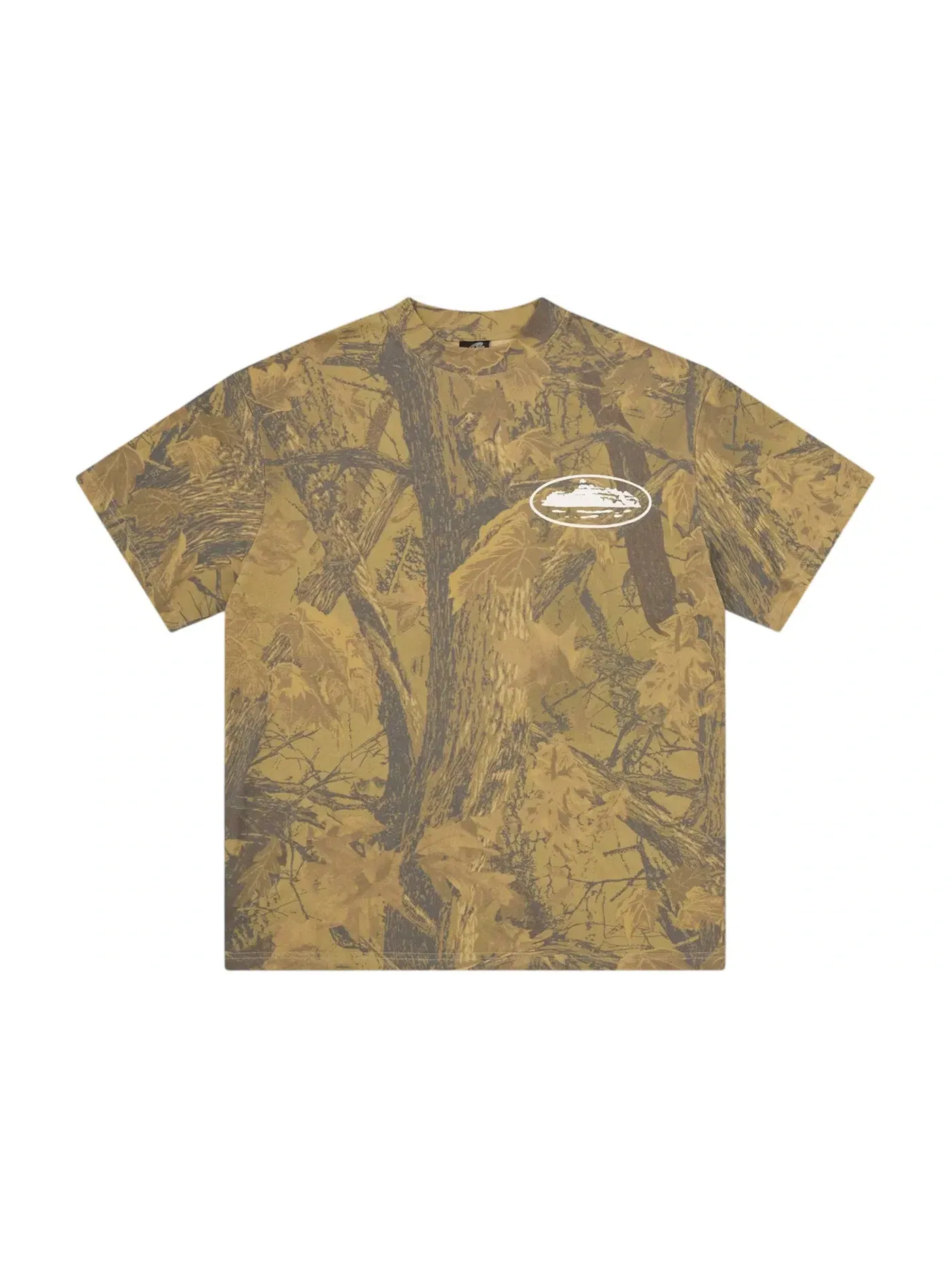 Мужская футболка с принтом Corteiz Tee, Forest Camo — изображение 2 из 2
