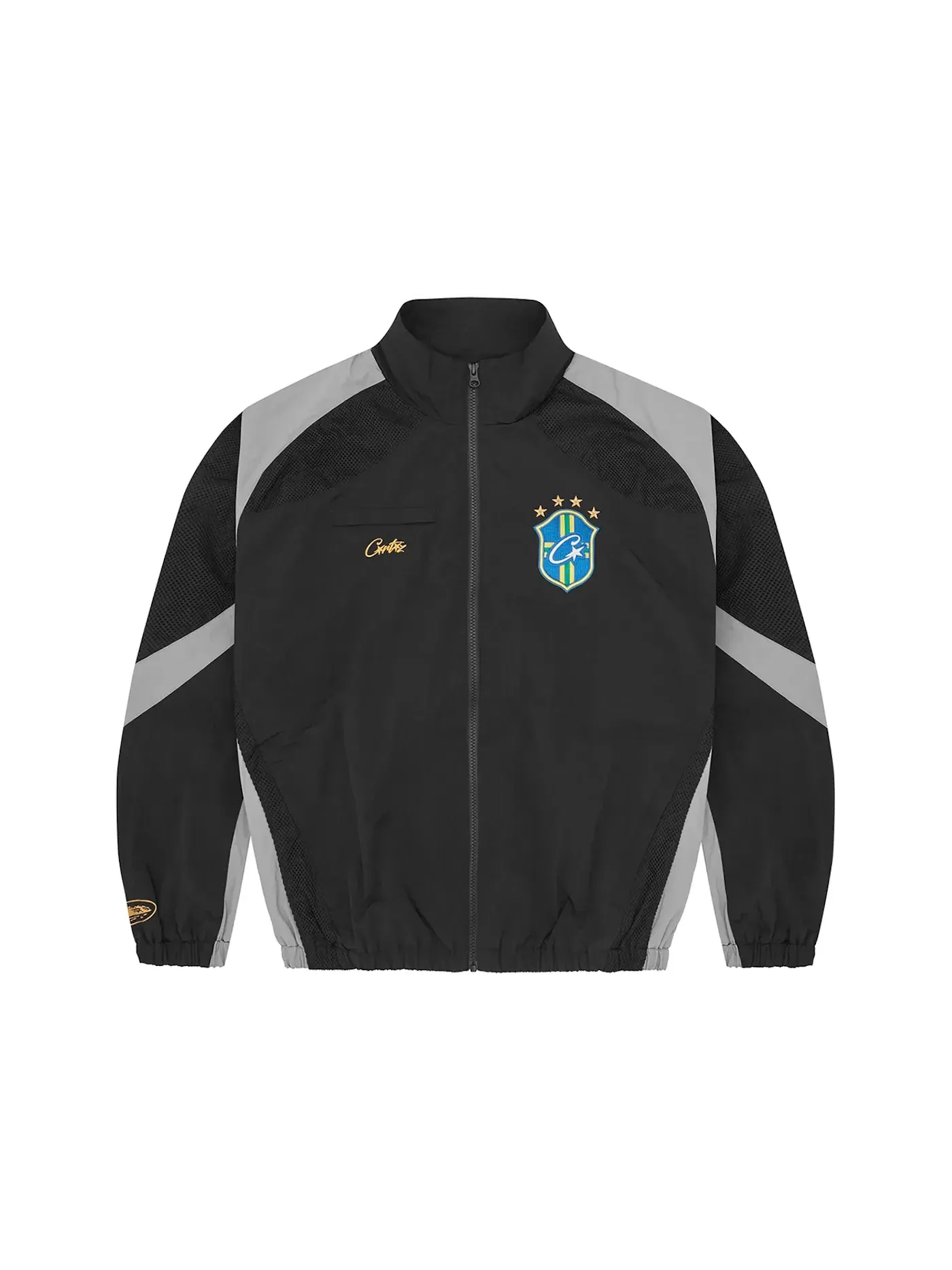 Мужская куртка Olympic Shuku Brasil Jacket Corteiz — изображение 1 из 2, черный/черный