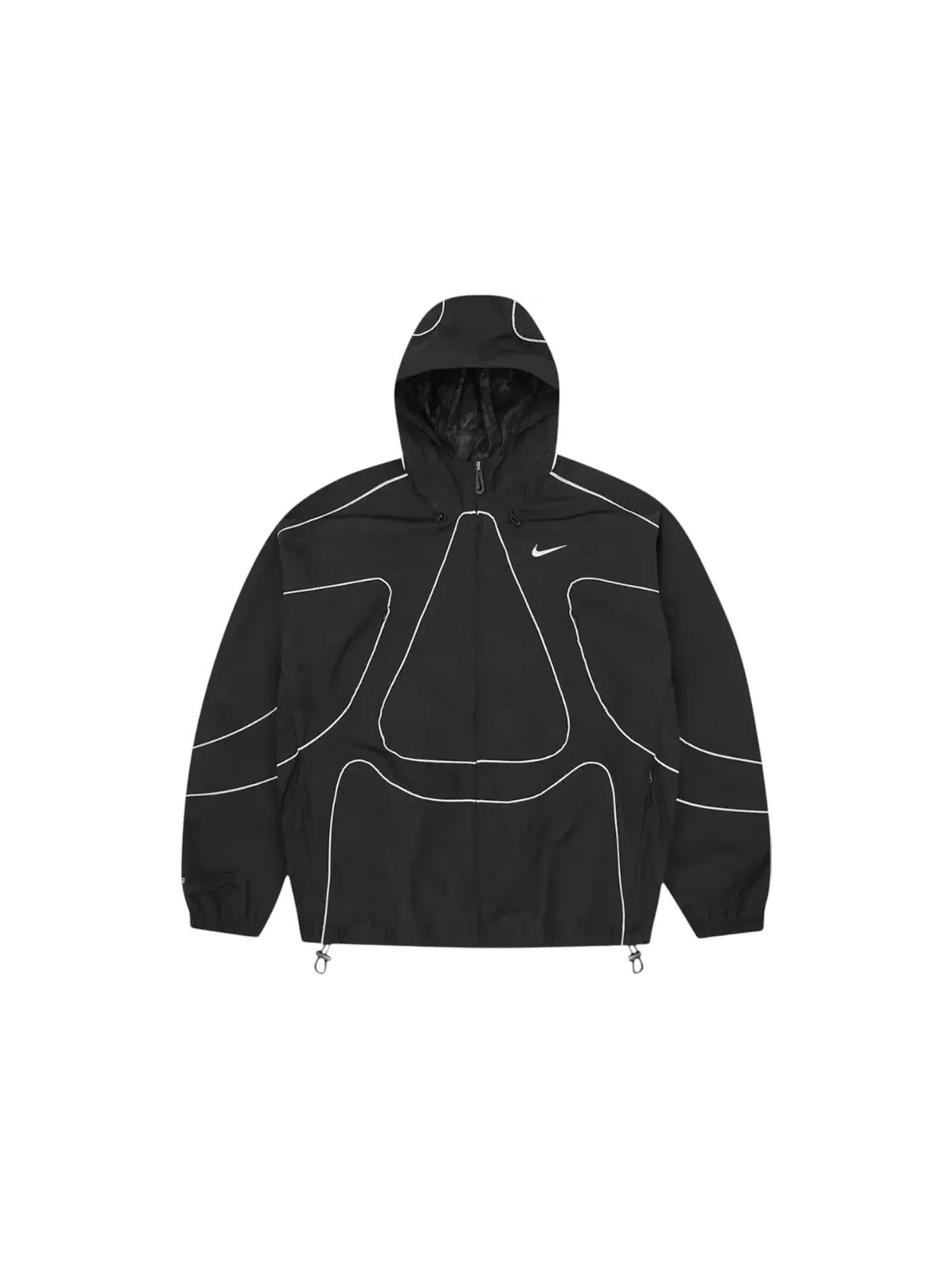Мужская куртка-тренч с принтом Corteiz x Nike NRG Onyx Track Jacket — изображение 1 из 2, черный