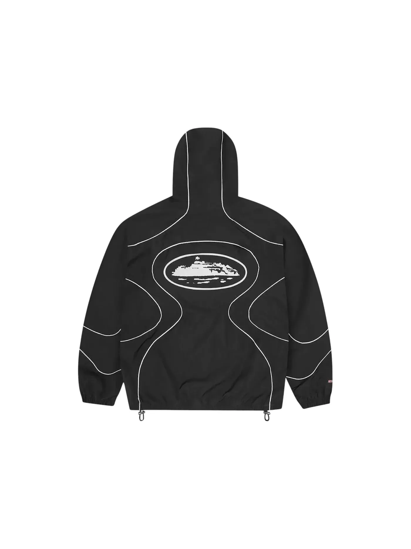 Мужская куртка-тренч с принтом Corteiz x Nike NRG Onyx Track Jacket — изображение 2 из 2, черный
