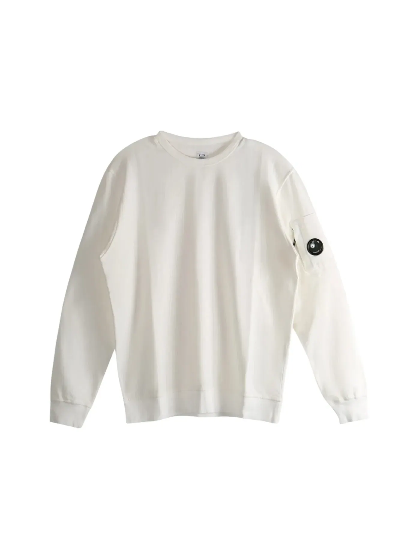 Мужской свитшот на флисе Crewneck C.P. Company — изображение 1 из 1, белый