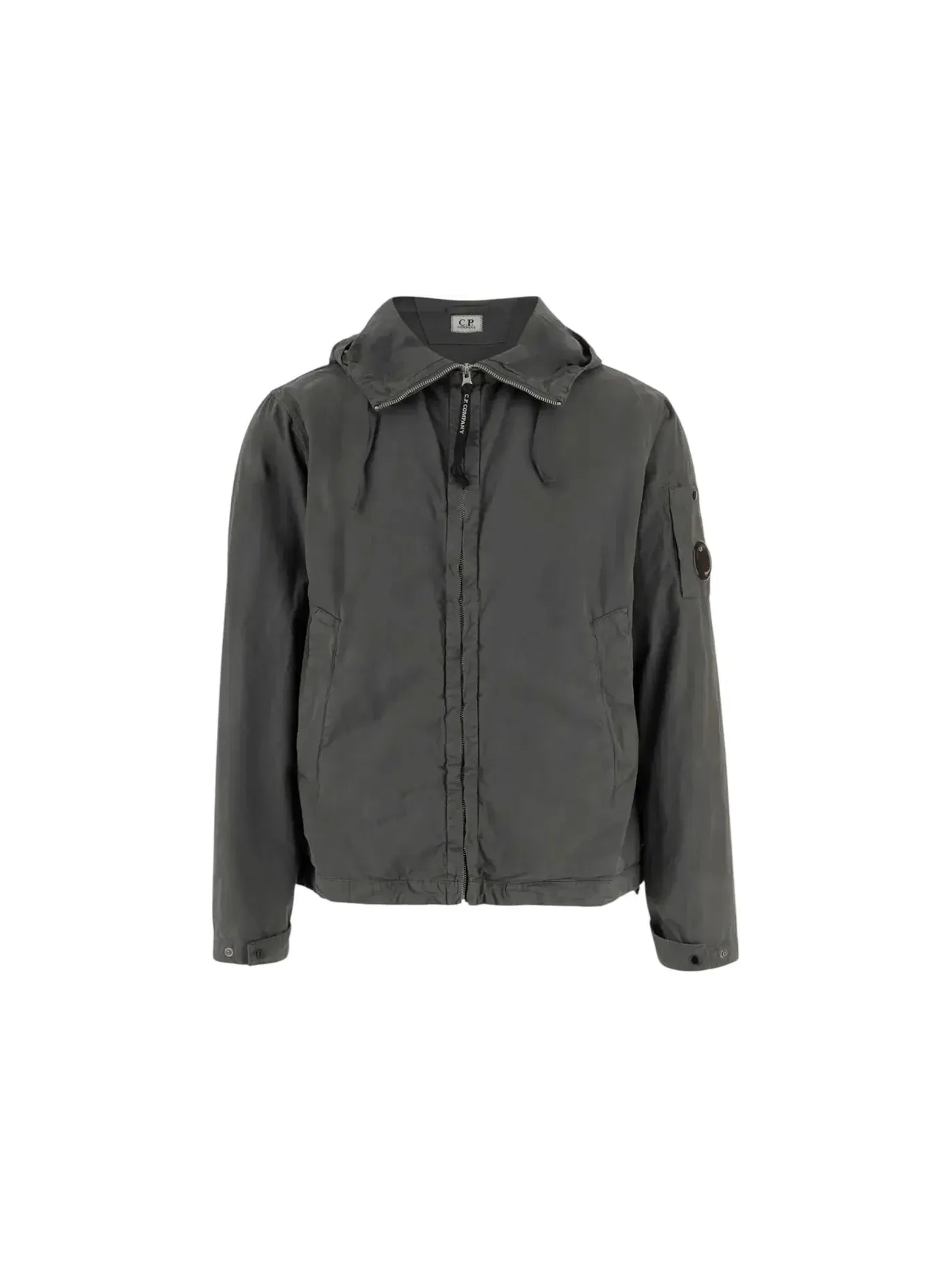 Мужская куртка с капюшоном Micro-Reps Hooded Lens Jacket C.P. Company — изображение 1 из 1, серый