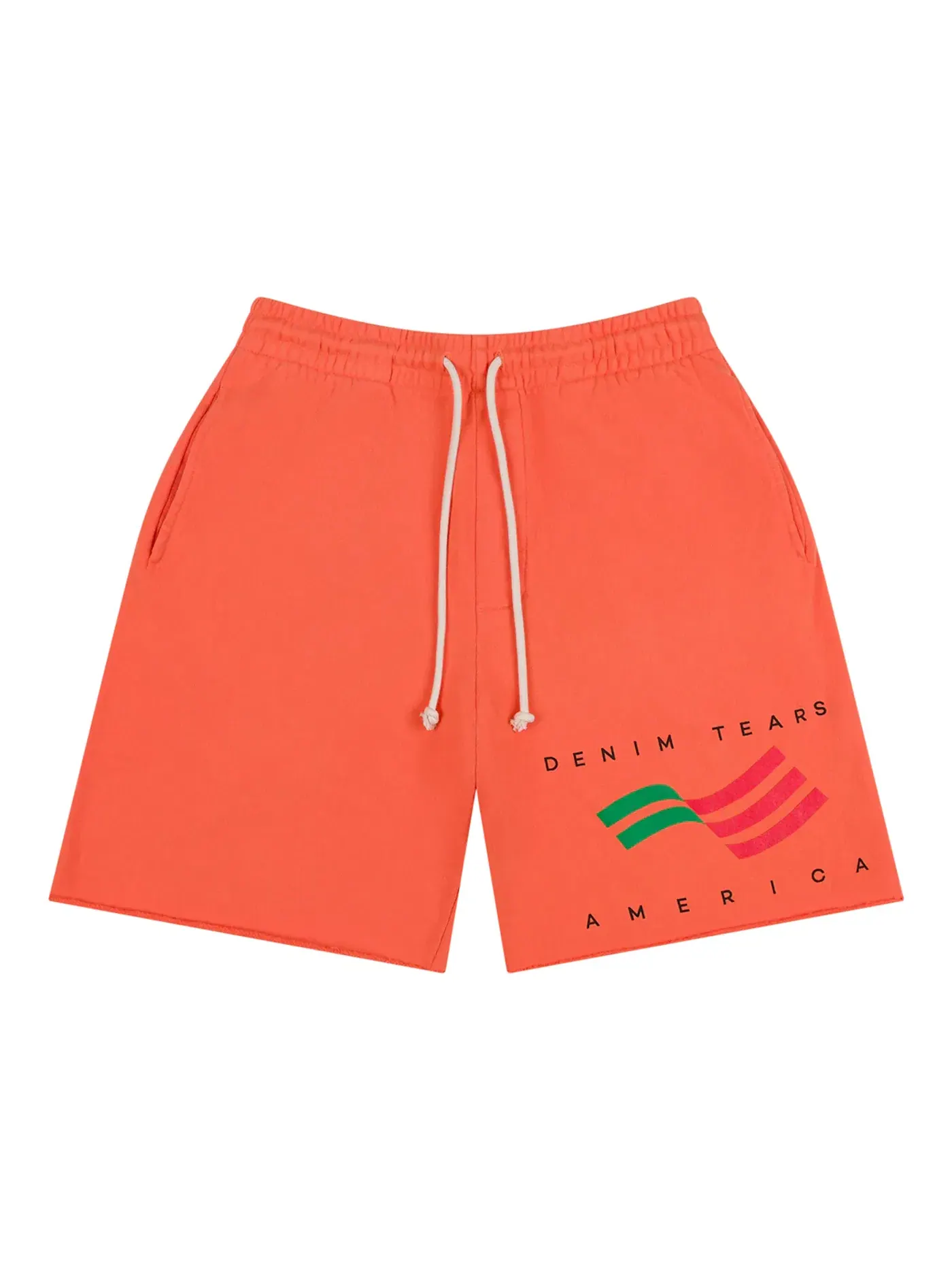 Мужские шорты с принтом Denim Tears Shorts — изображение 1 из 1, оранжевый