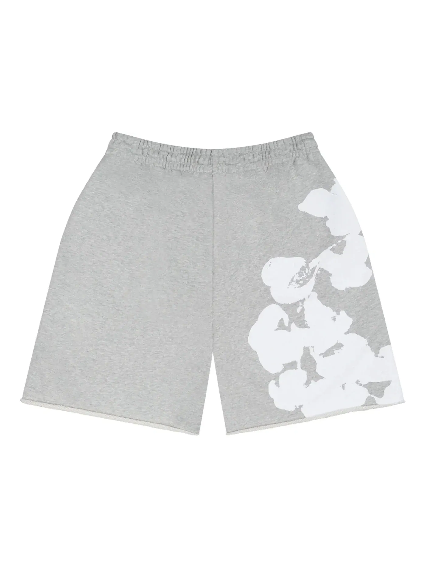 Мужские шорты с принтом Big Cotton Wreath Sweat Shorts Denim Tears — изображение 2 из 2, серый