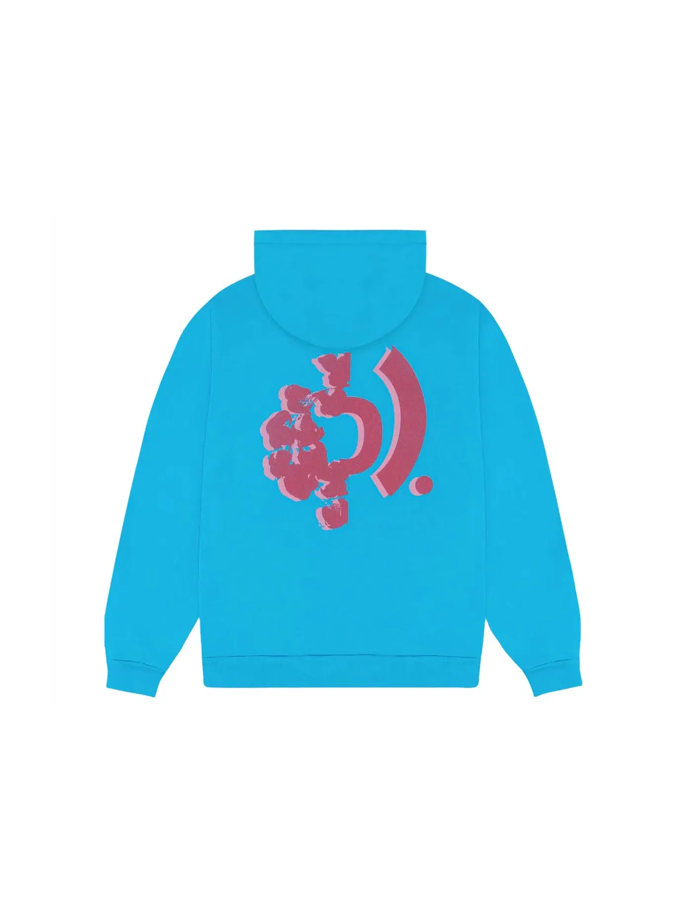 Мужской худи с принтом Denim Tears Bstroy Tears Hoodie — изображение 2 из 2, синий