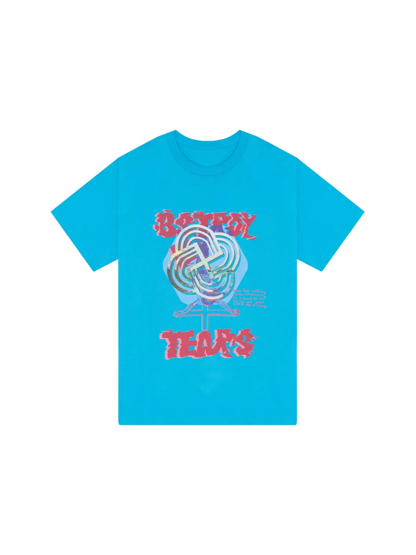 Мужская футболка с принтом Tee Denim Tears — изображение 1 из 2, синий