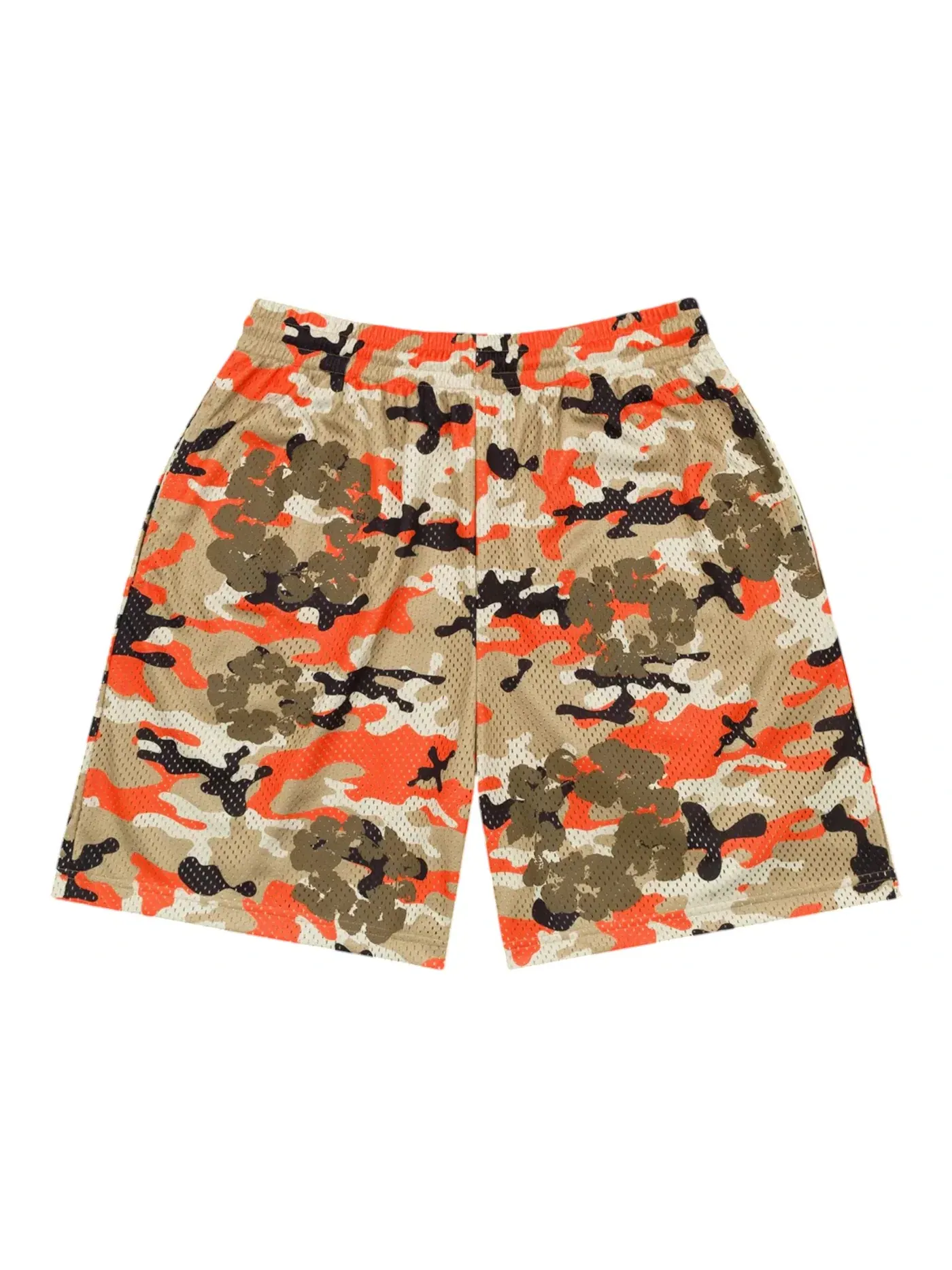 Мужские шорты с принтом Camo Cotton Wreath Mesh Denim Tears — изображение 1 из 1, коричневый