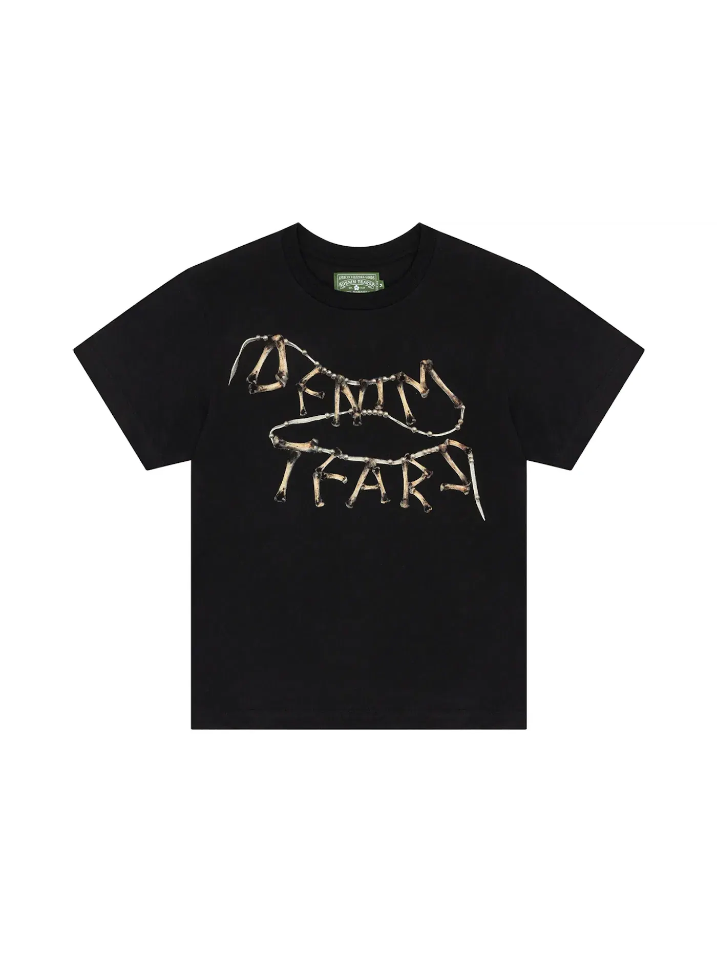 Мужская футболка с принтом Denim Tears Tee — изображение 1 из 1, черный