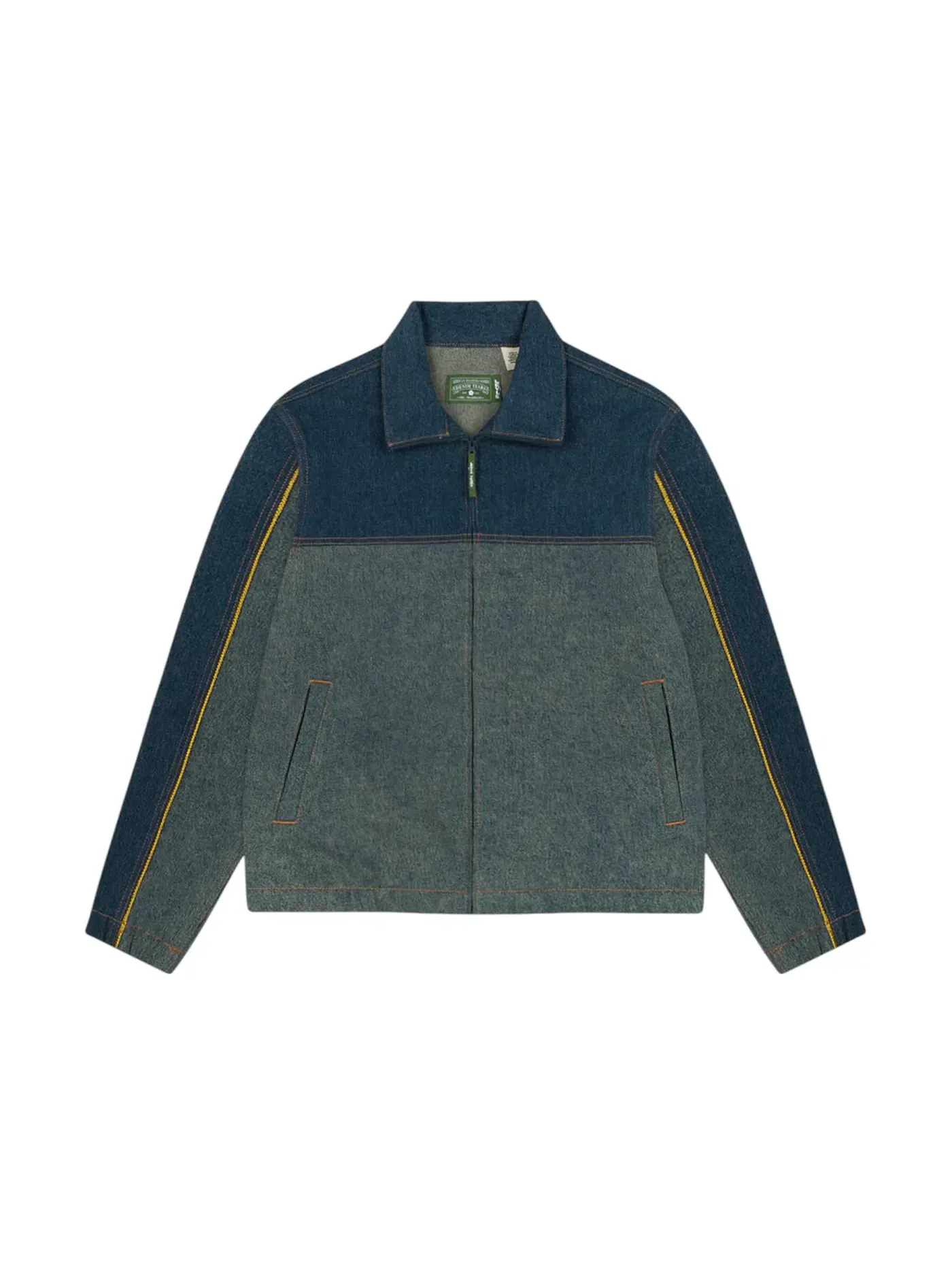 Мужская джинсовая куртка-трек с принтом Fleur de Lis Denim Tears — изображение 1 из 2, мульти