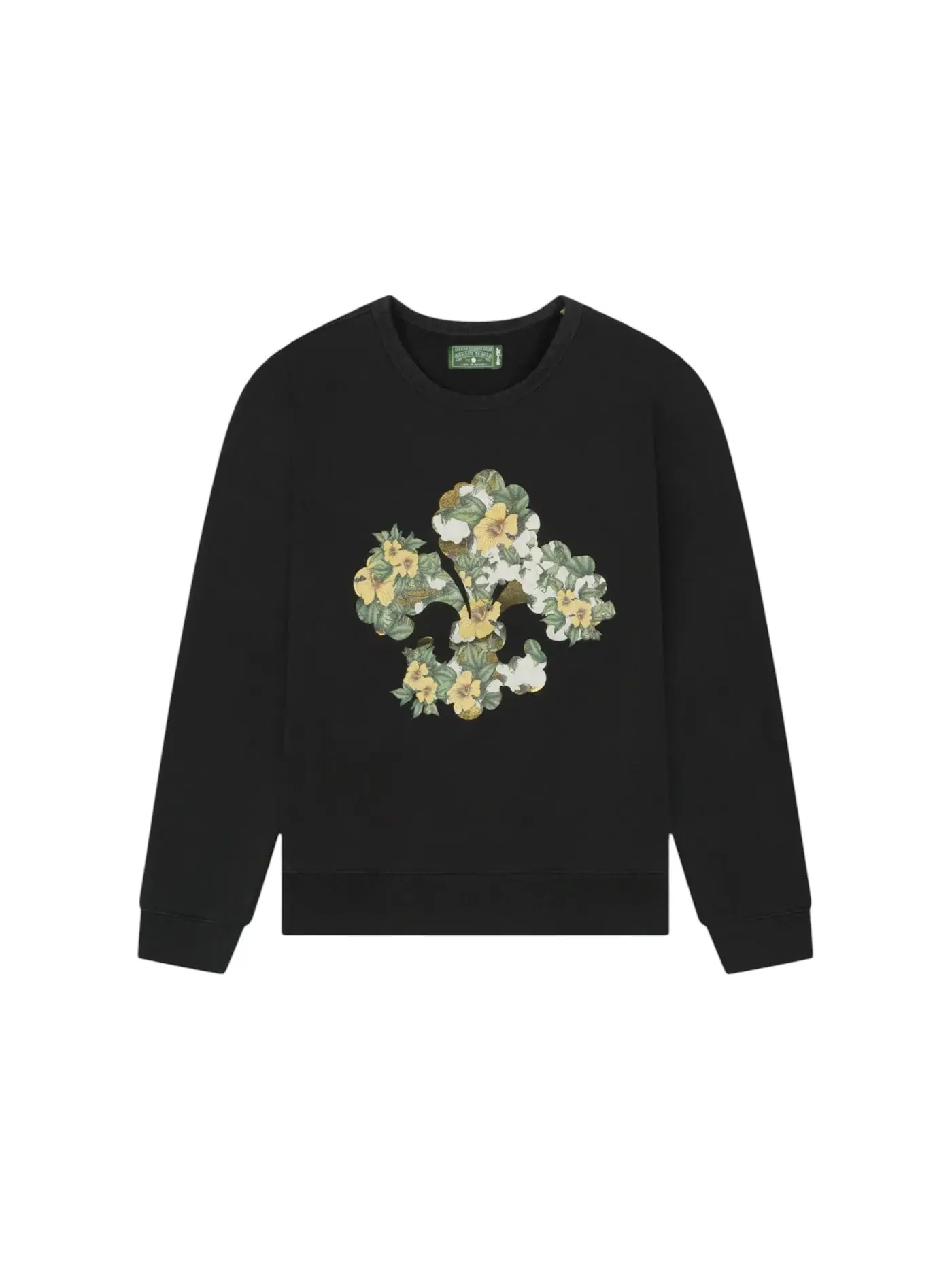 Мужской свитшот с принтом Crewneck Denim Tears — изображение 1 из 1, темно-серый