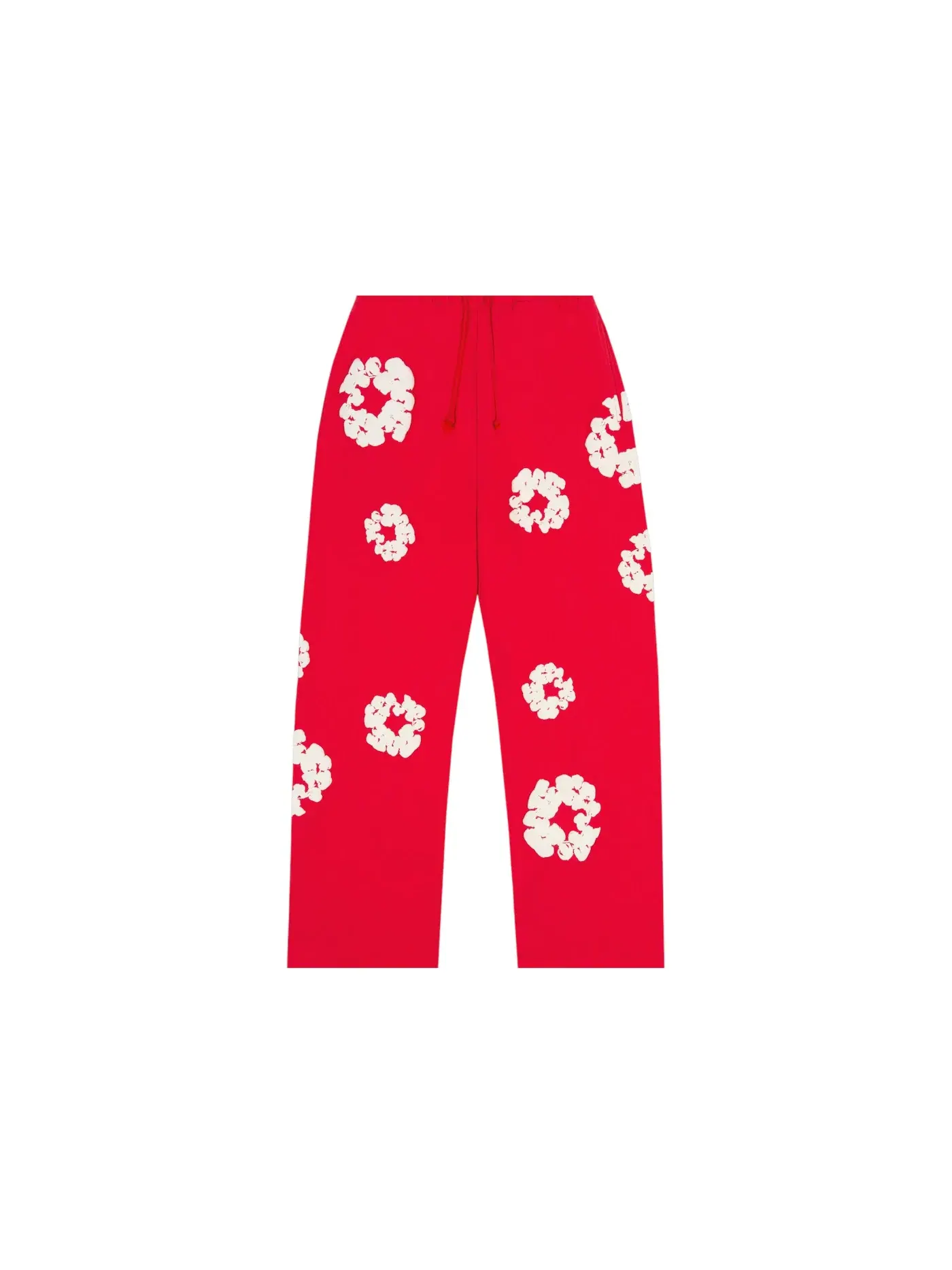Мужские мешковатые спортивные штаны с принтом Cotton Wreath Denim Tears — изображение 1 из 2, красный