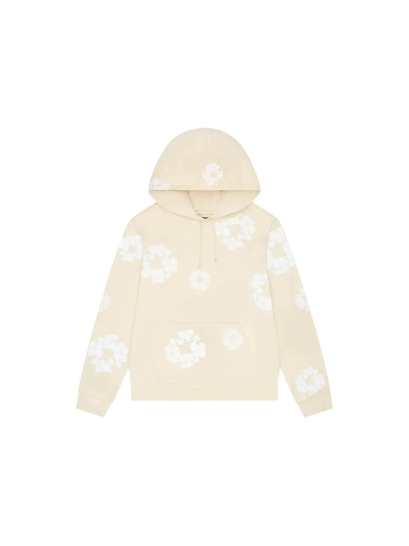 Мужской худи с принтом Cotton Wreath Denim Tears — изображение 1 из 2, овсяный
