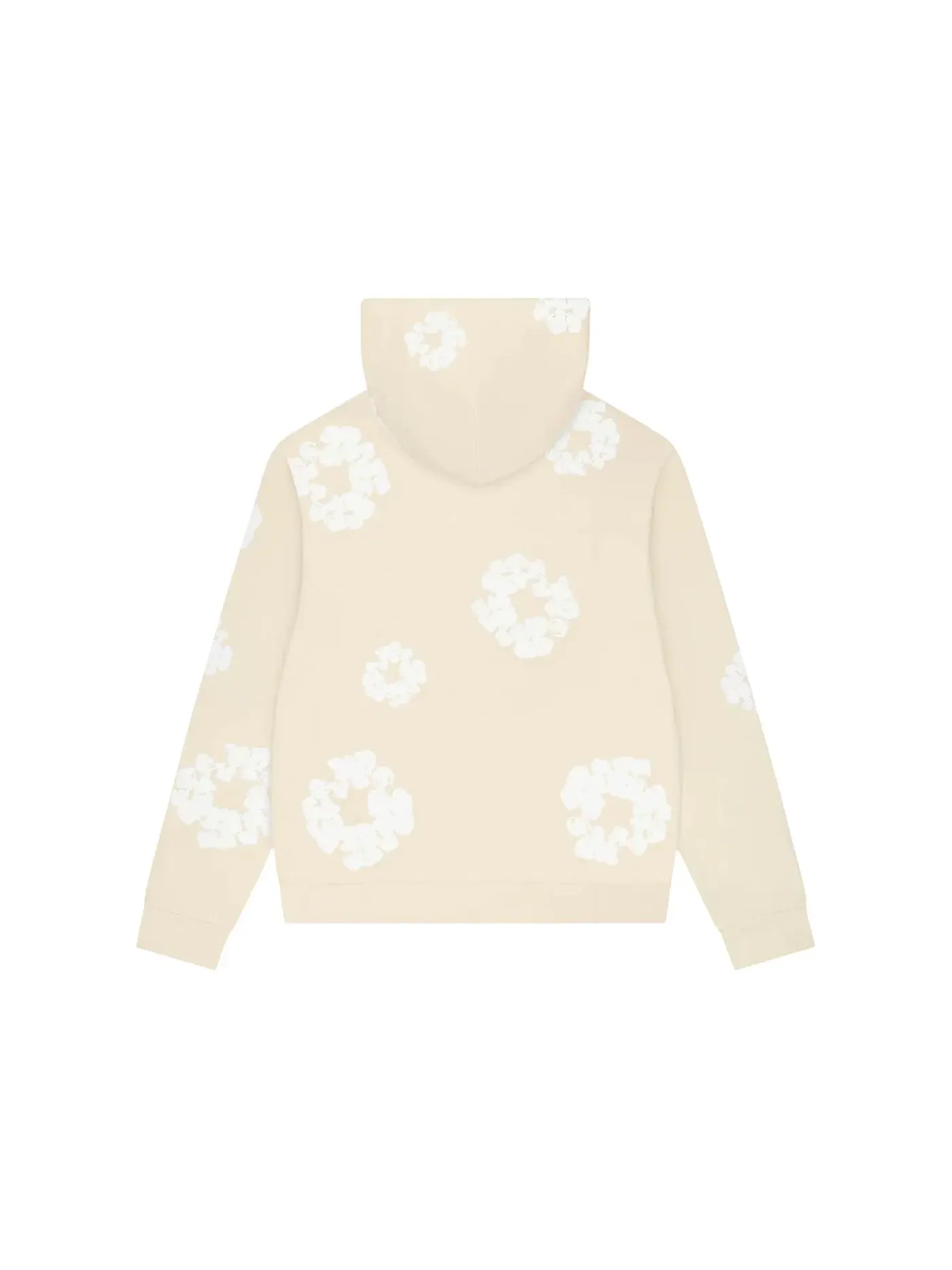 Мужской худи с принтом Cotton Wreath Denim Tears — изображение 2 из 2, овсяный