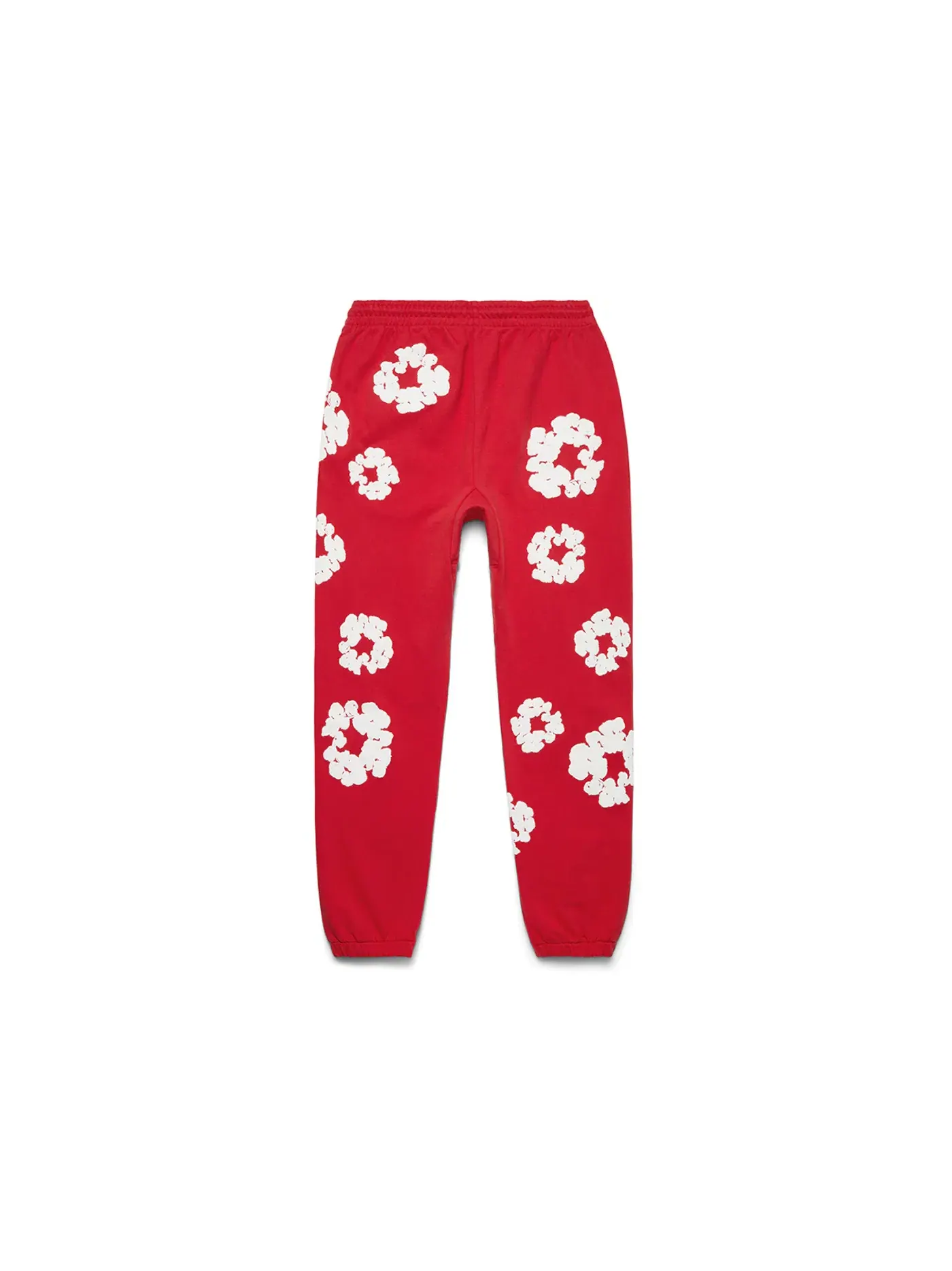 Мужские спортивные штаны с принтом Cotton Wreath Sweatpant Denim Tears — изображение 2 из 3, красный