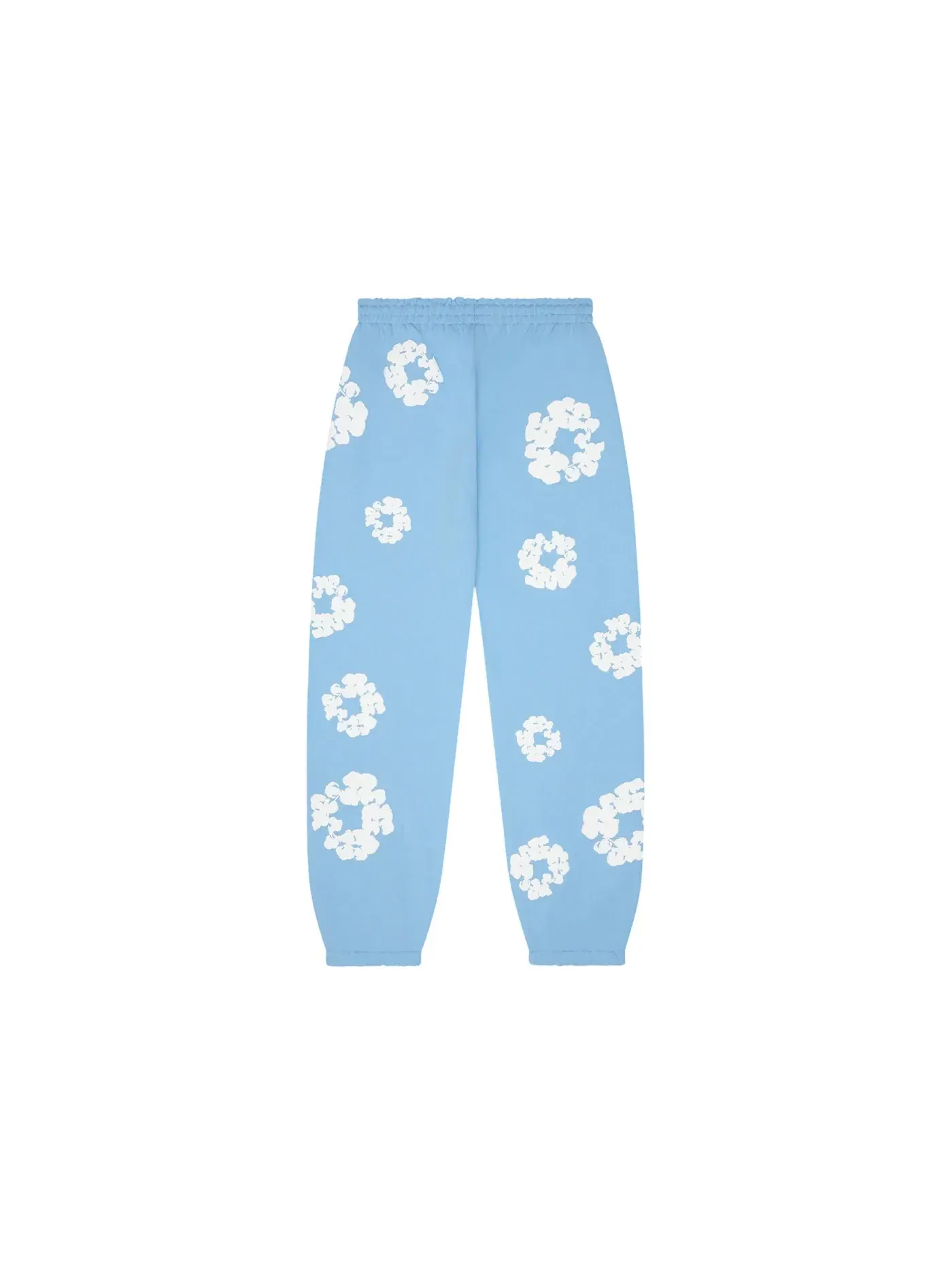Мужские спортивные штаны с принтом Cotton Wreath Denim Tears — изображение 2 из 2, светлый синий