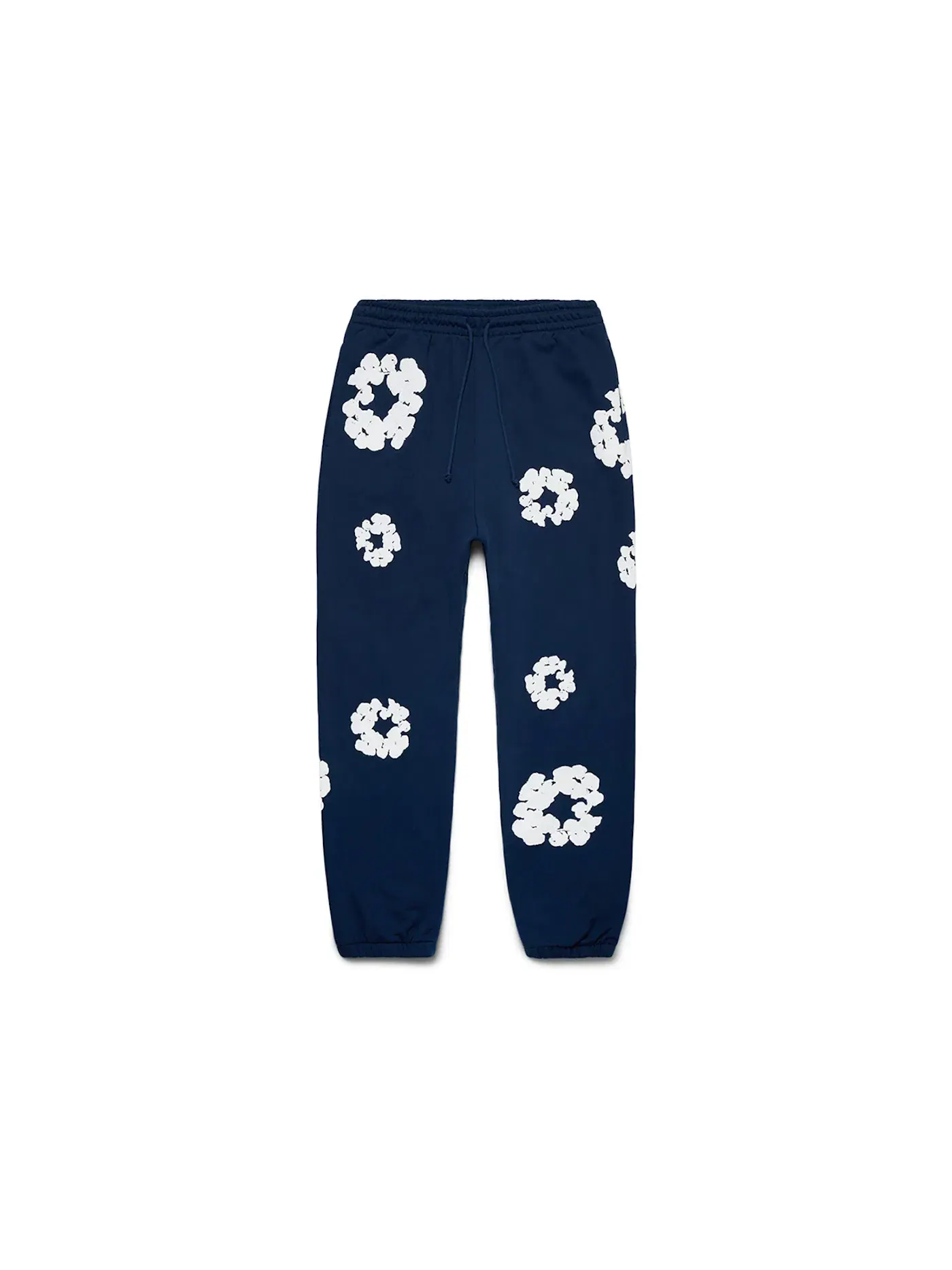 Мужские спортивные штаны с принтом Cotton Wreath Denim Tears — изображение 1 из 3, темно-синий