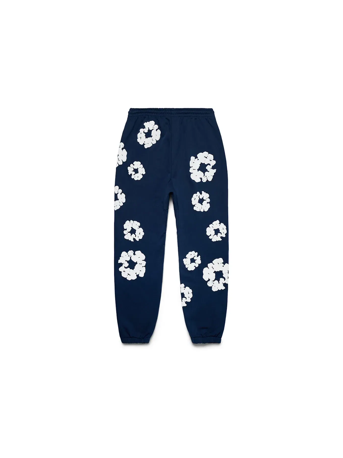 Мужские спортивные штаны с принтом Cotton Wreath Denim Tears — изображение 2 из 3, темно-синий