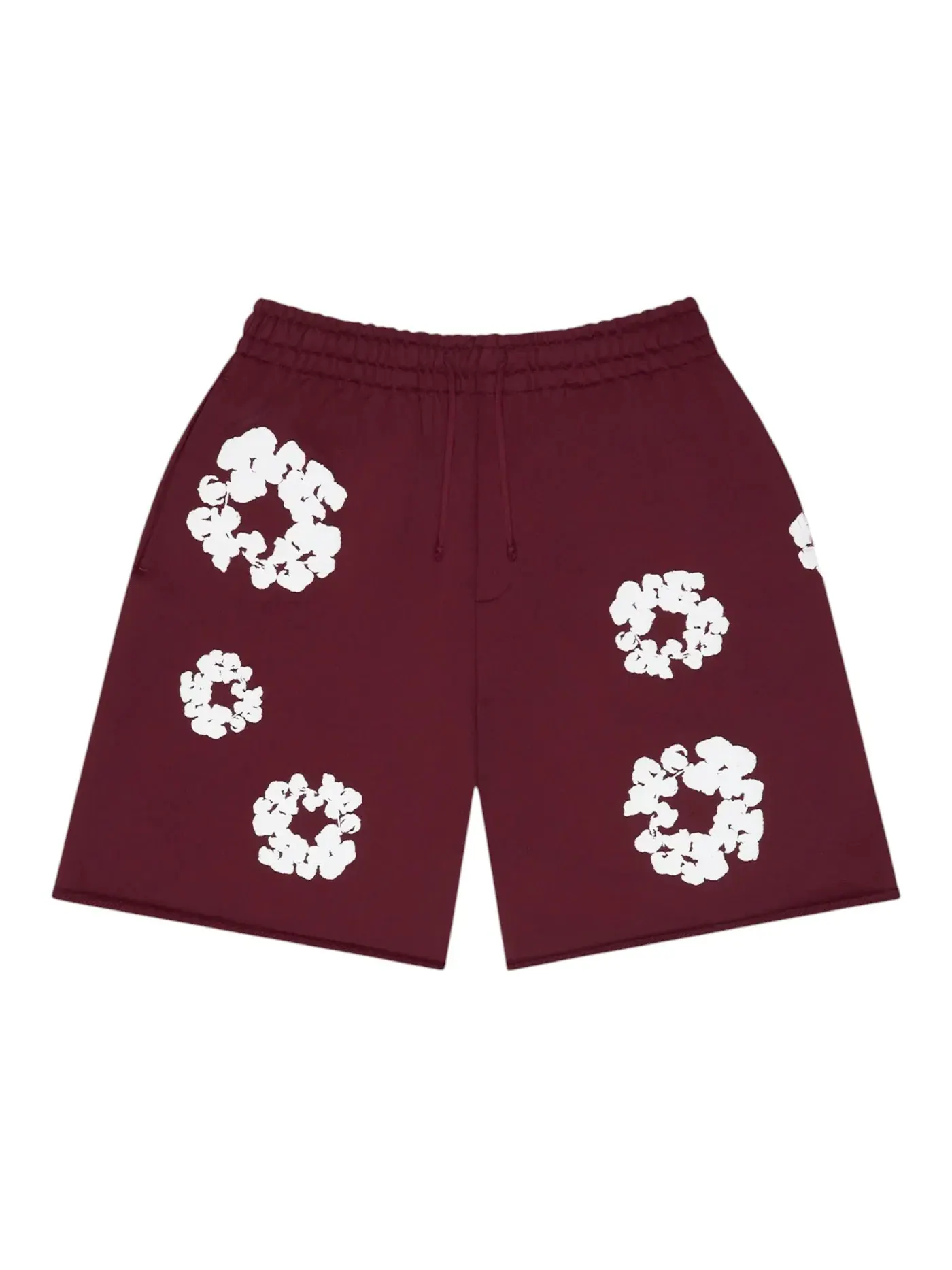 Мужские шорты с принтом Sweatshorts Denim Tears — изображение 1 из 2, бордовый