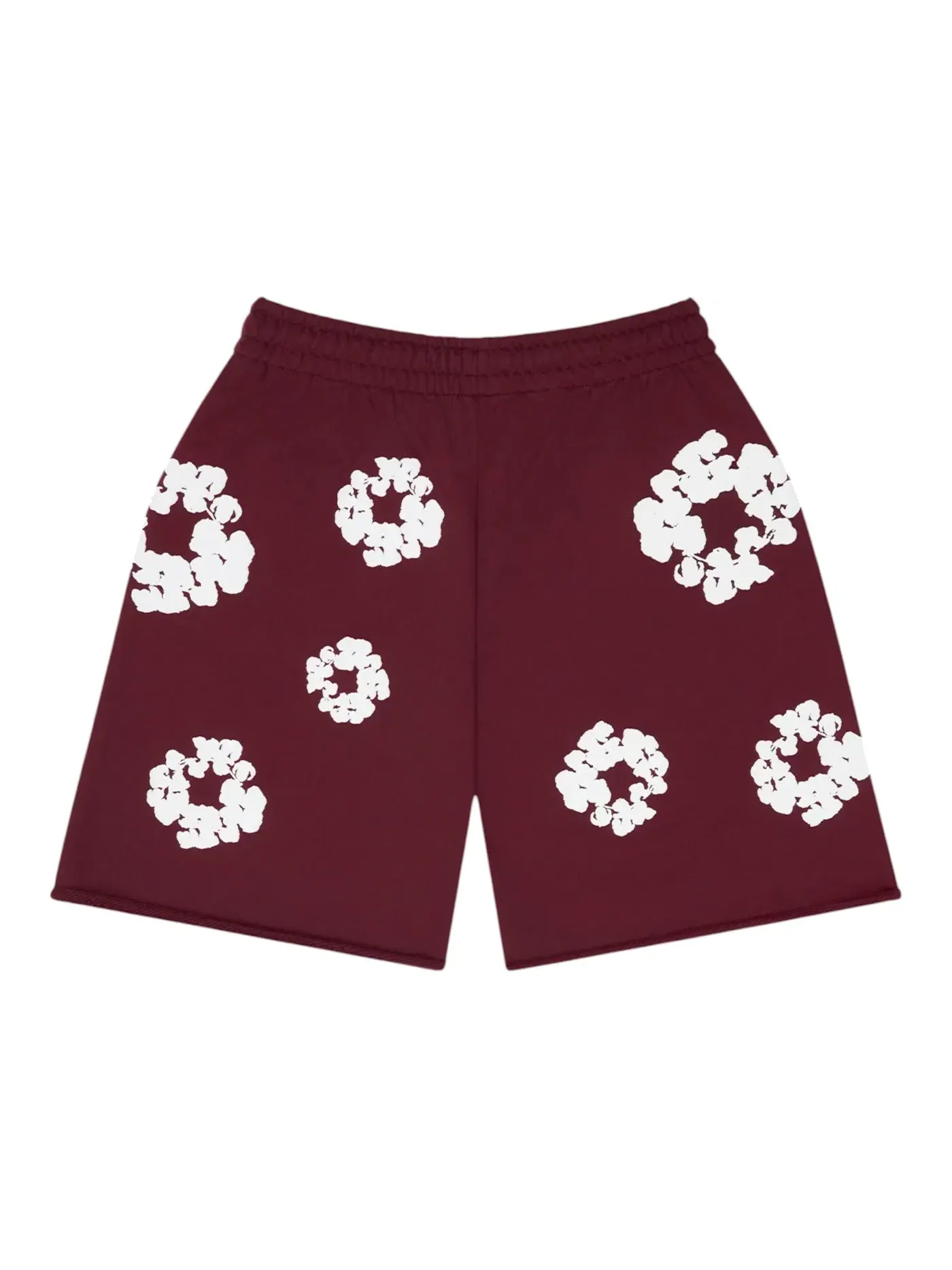 Мужские шорты с принтом Sweatshorts Denim Tears — изображение 2 из 2, бордовый