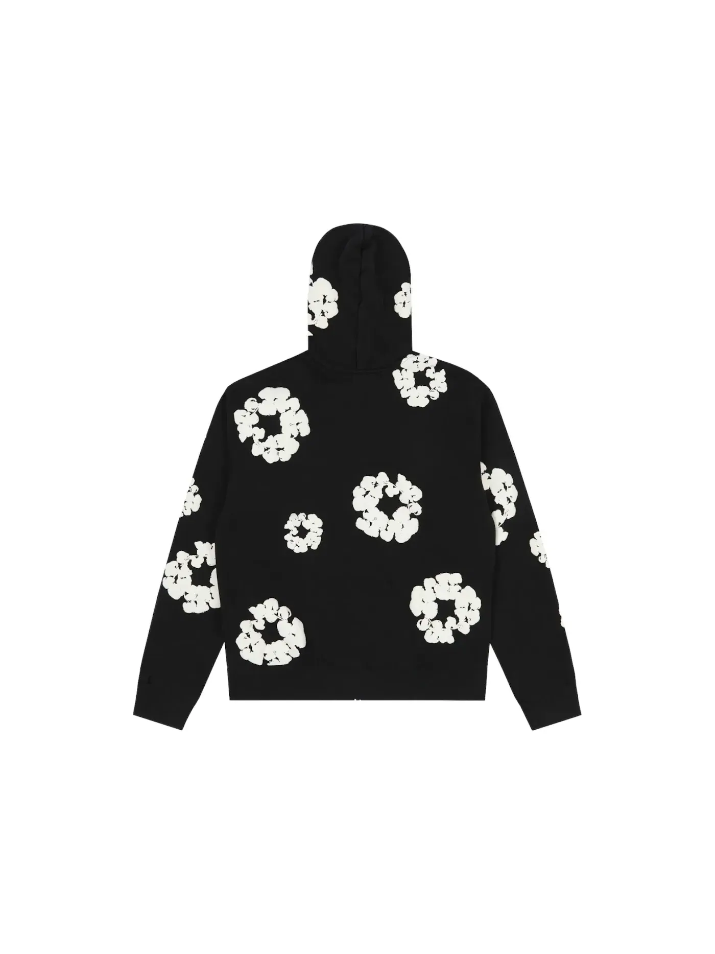Мужская худи с принтом Cotton Wreath Denim Tears — изображение 2 из 2, черный