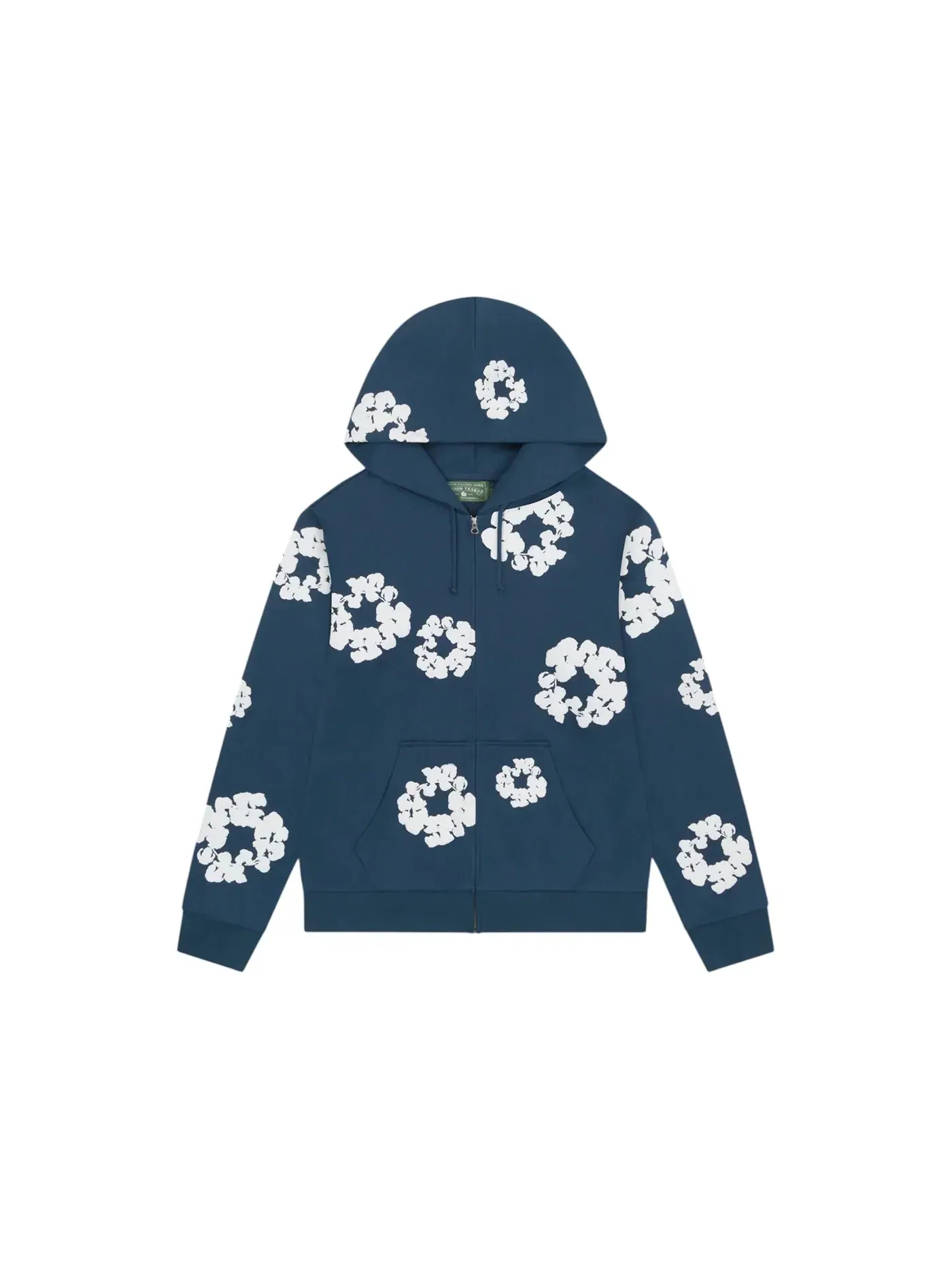 Мужская худи с принтом Cotton Wreath Denim Tears — изображение 1 из 1, темно-синий