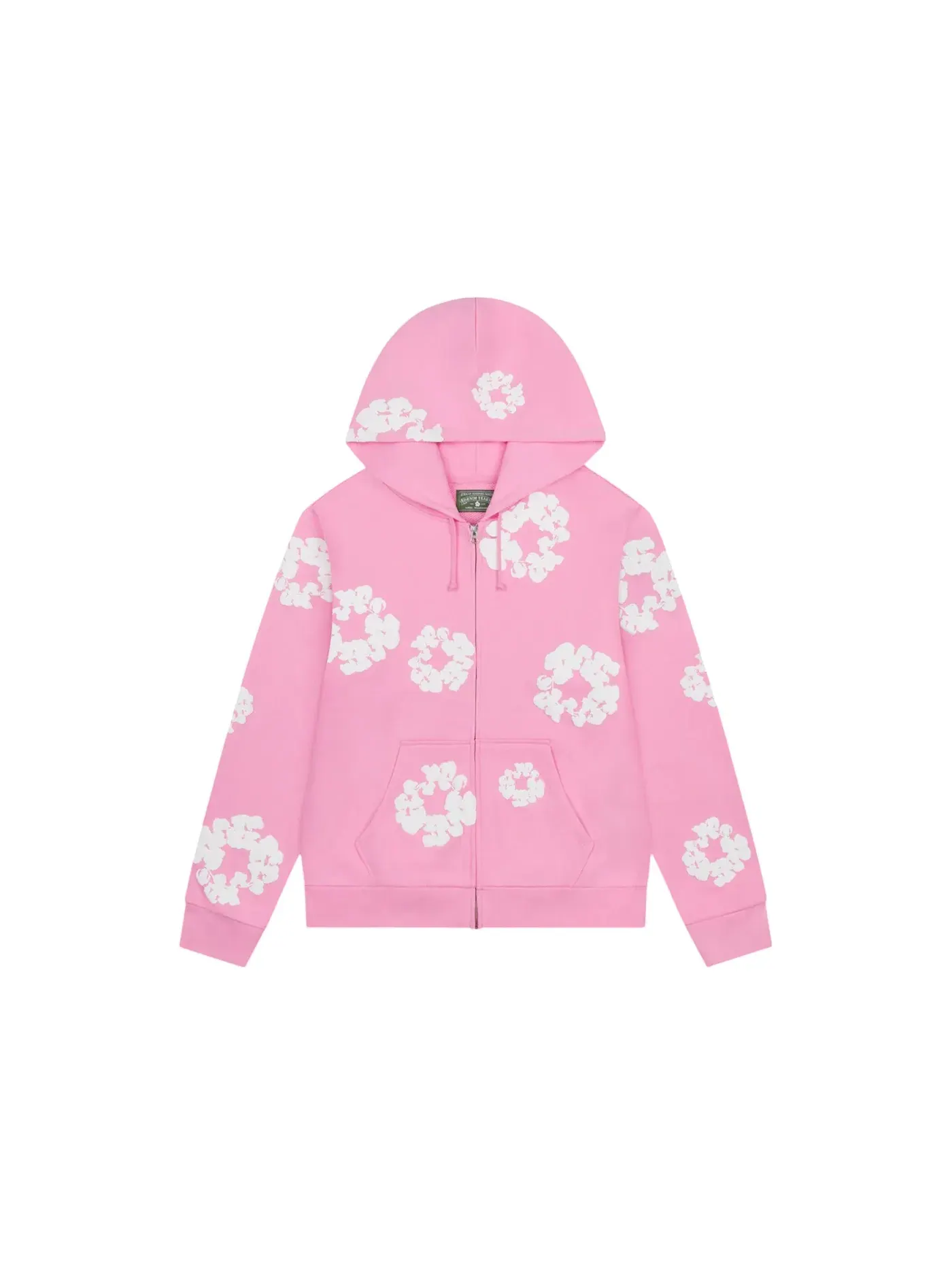 Мужская худи с принтом Cotton Wreath Hoodie Denim Tears — изображение 1 из 1, розовый