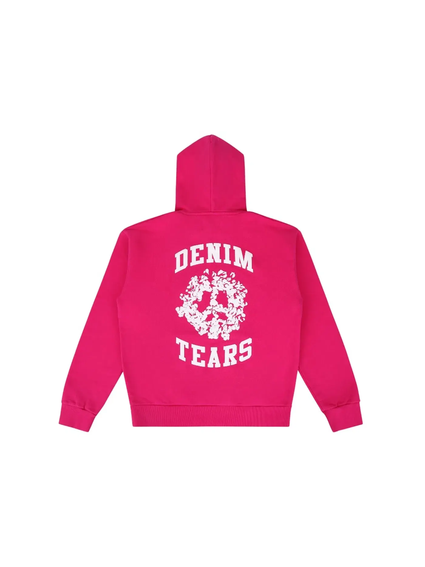 Мужской худи с принтом Denim Tears Denim University Hoodie Denim Tears — изображение 2 из 2, розовый/белый