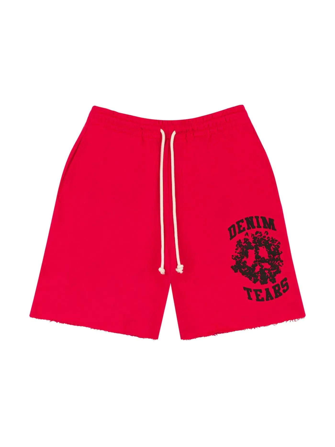 Мужские шорты джинсовые с принтом Denim Tears Shorts Denim Tears — изображение 1 из 2, красный