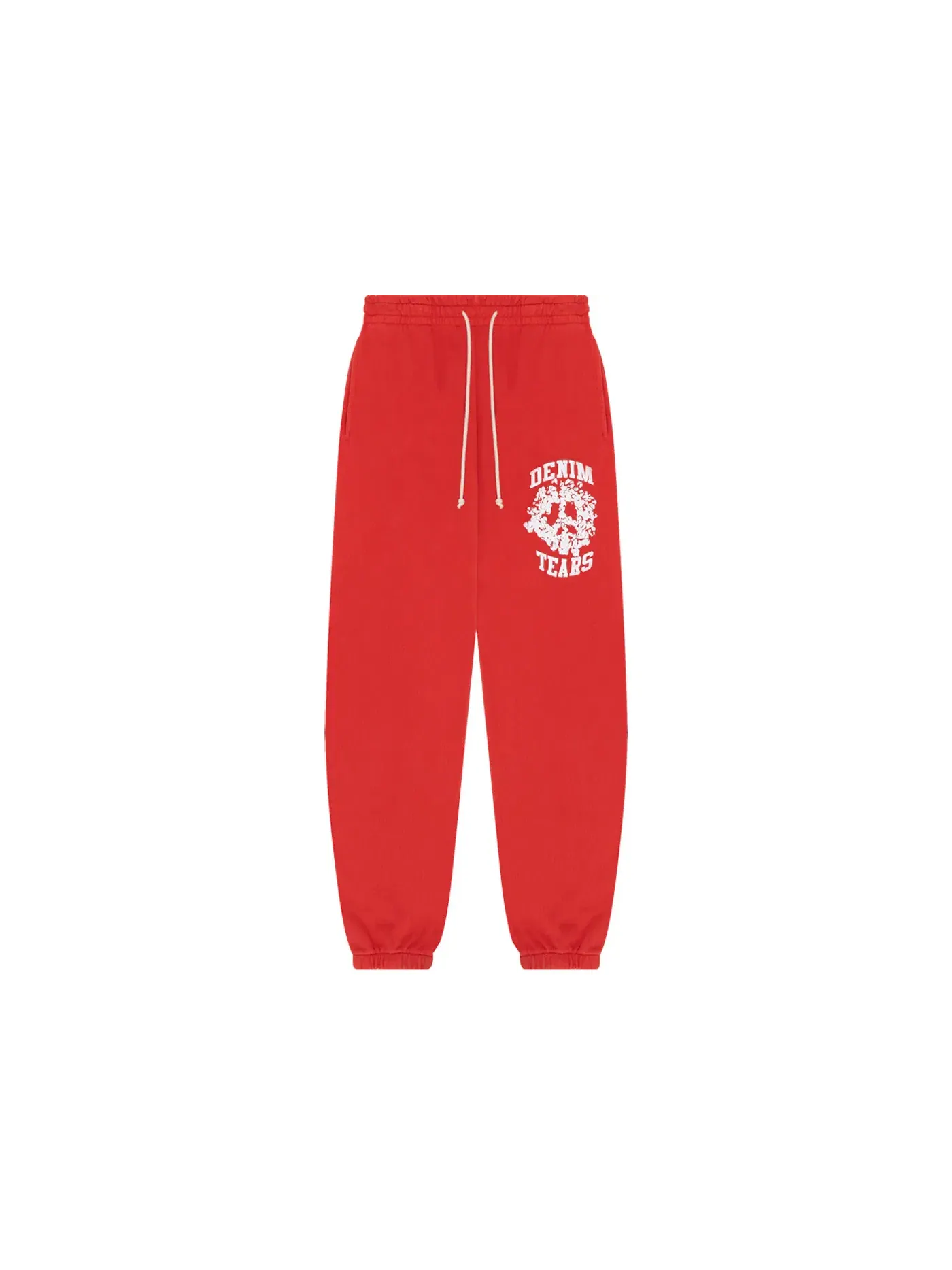Мужские спортивные штаны с принтом Sweatpants Denim Tears — изображение 1 из 2, красный
