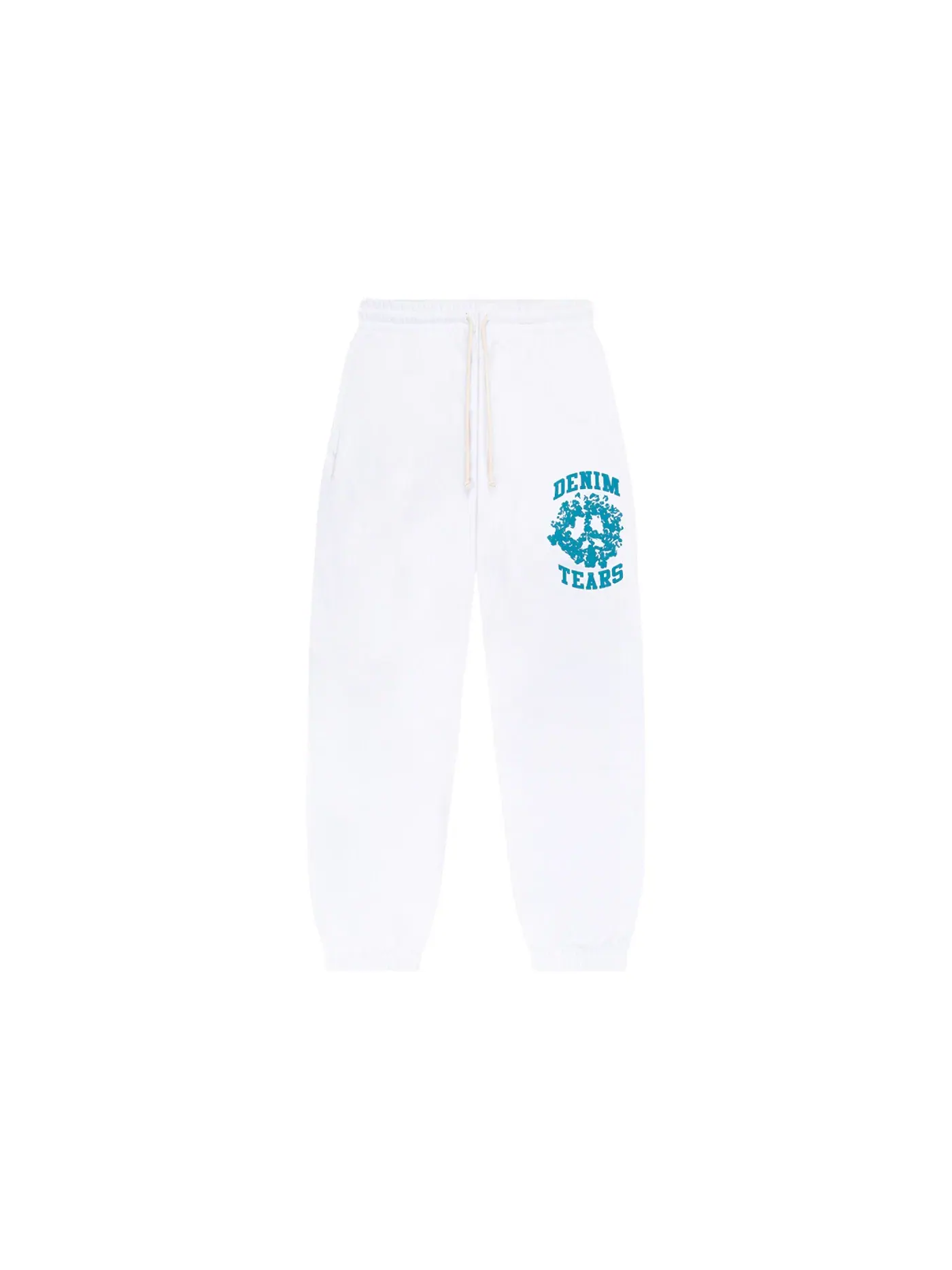 Мужские спортивные штаны джинсовые Denim Tears Sweatpants — изображение 1 из 2, белый