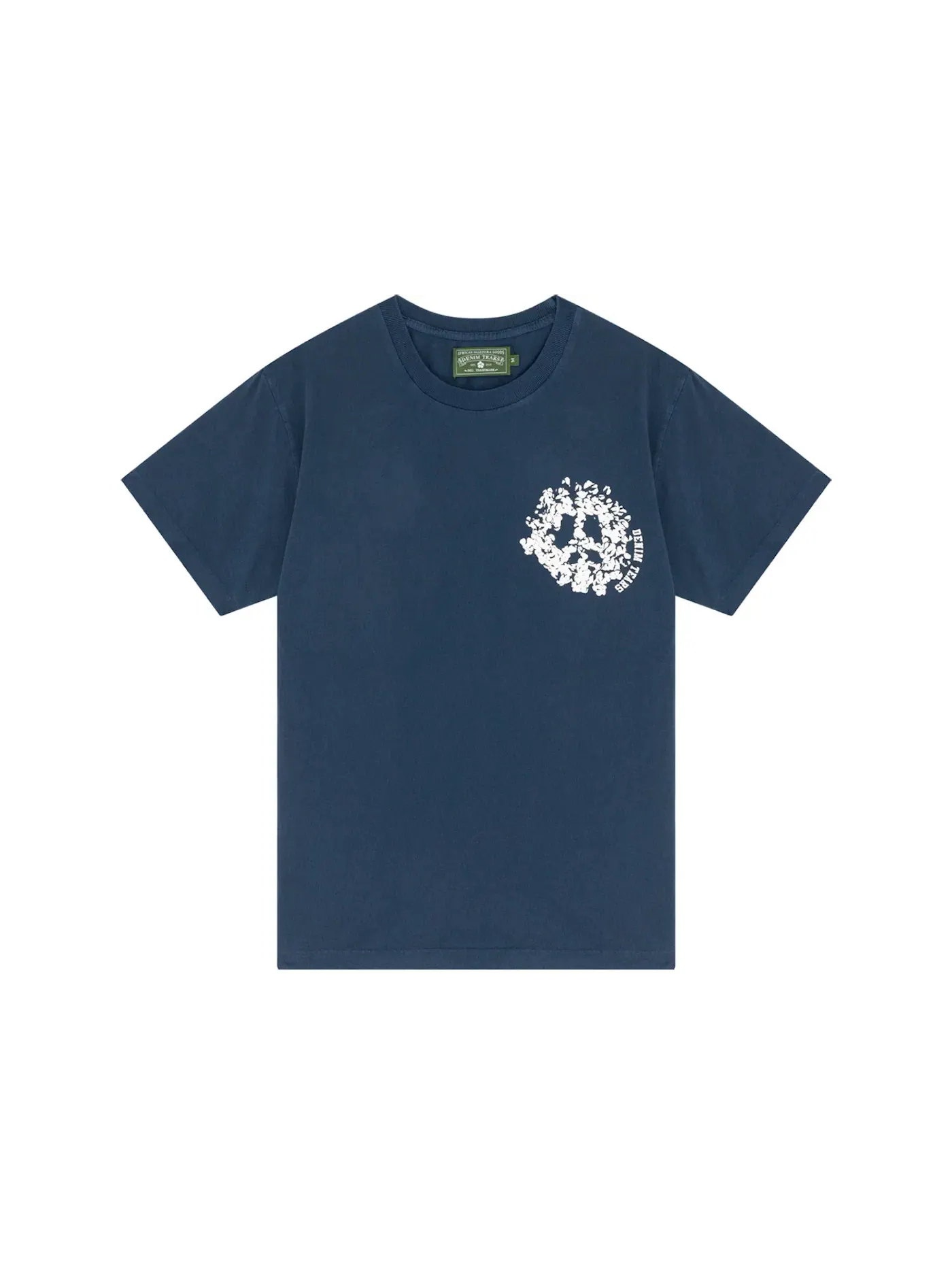Мужская футболка с принтом Denim Tears Tee — изображение 1 из 2, темно-синий