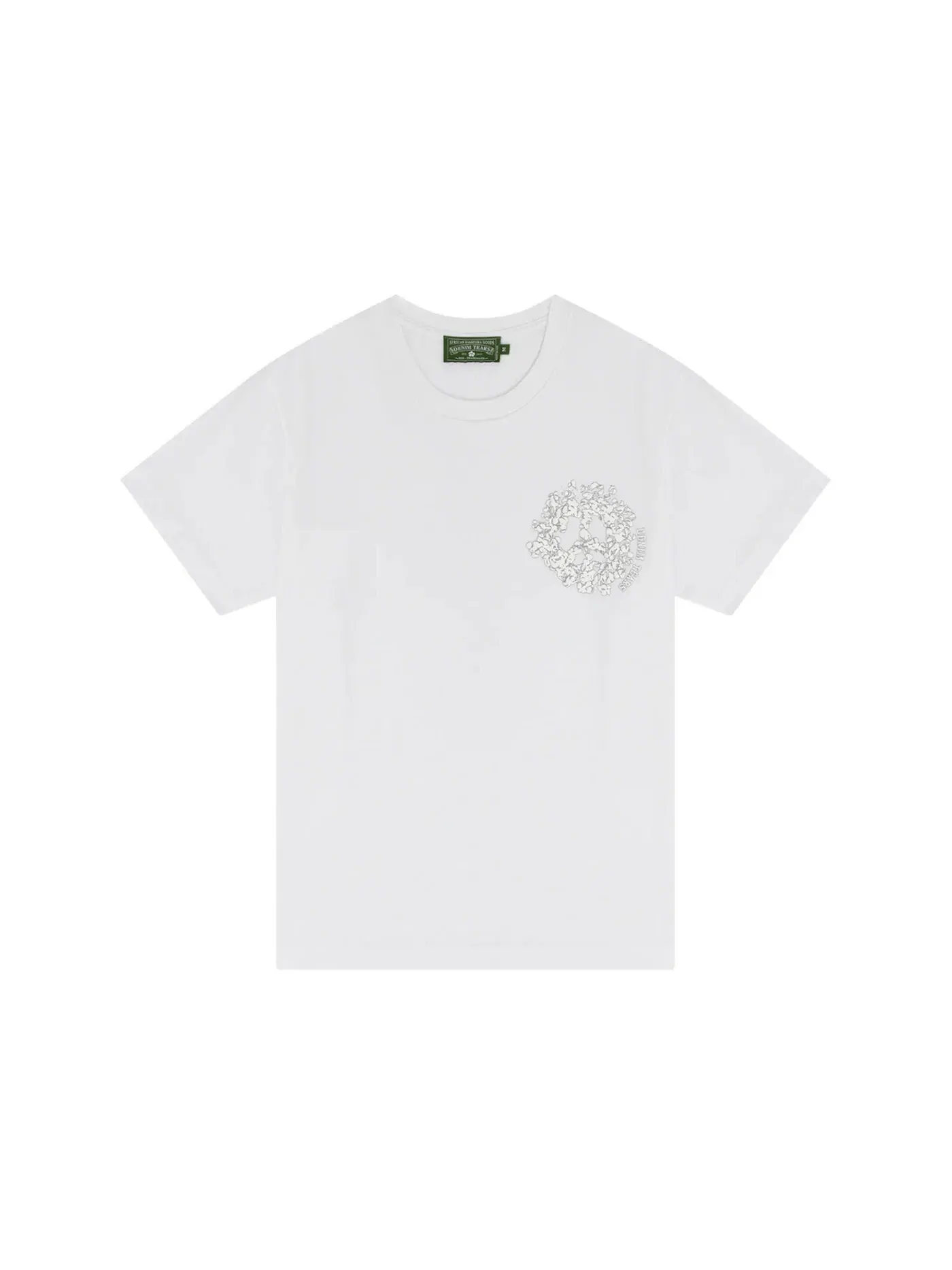 Мужская футболка с принтом Denim Tears Tee — изображение 1 из 2, белый