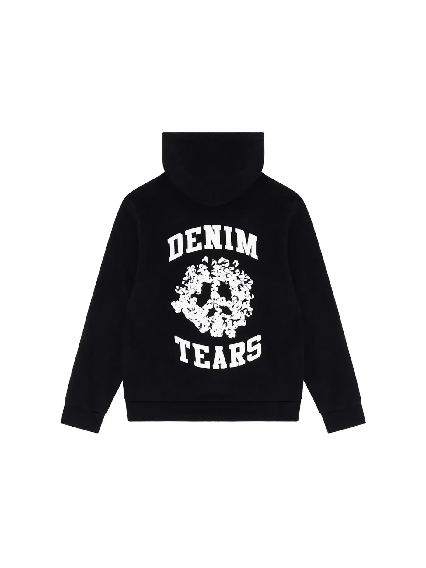 Мужская худи на молнии Denim Tears Denim University — изображение 2 из 2, черный/белый