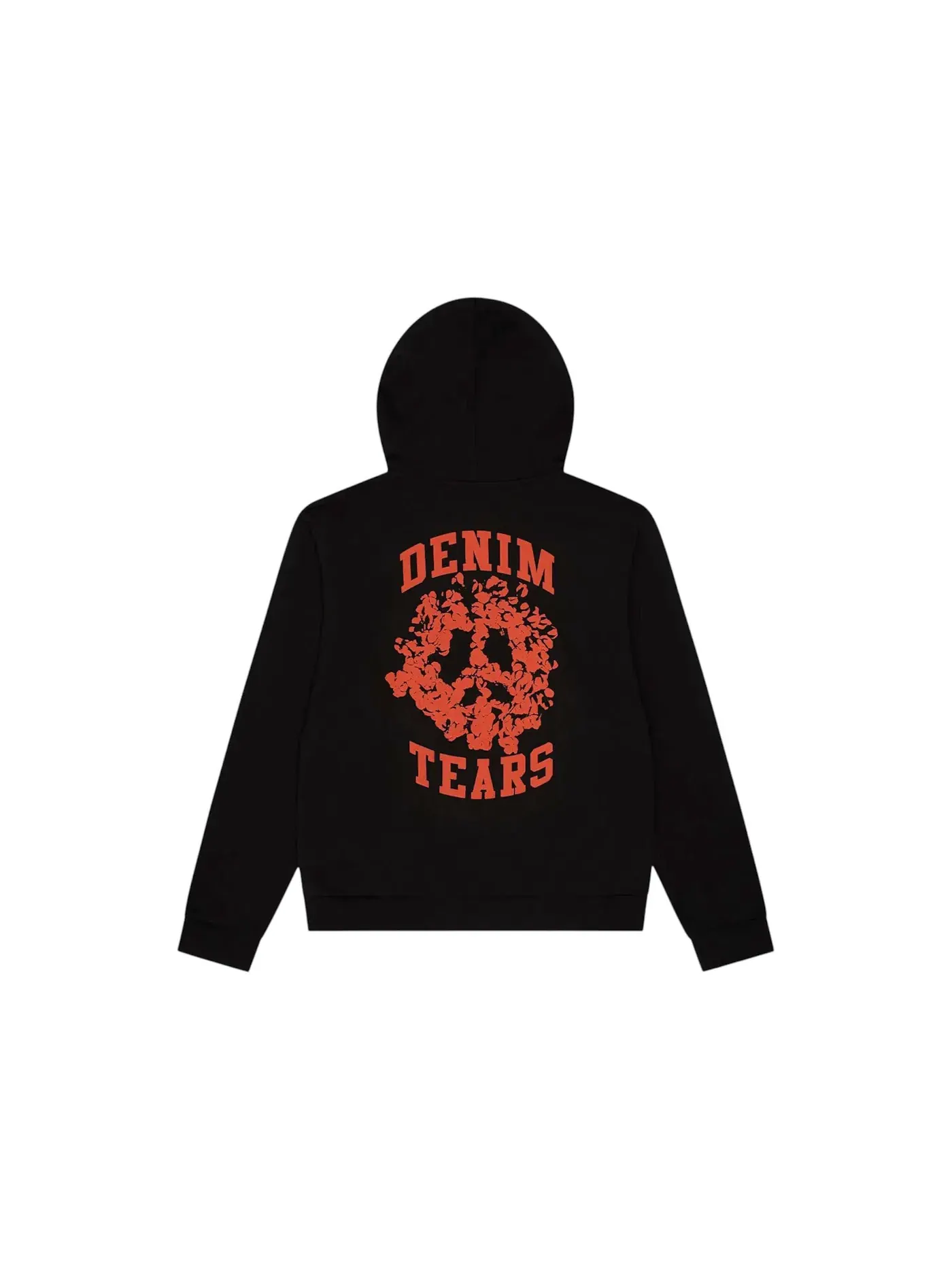 Мужская худи с принтом Denim University Denim Tears — изображение 2 из 2, черный/красный