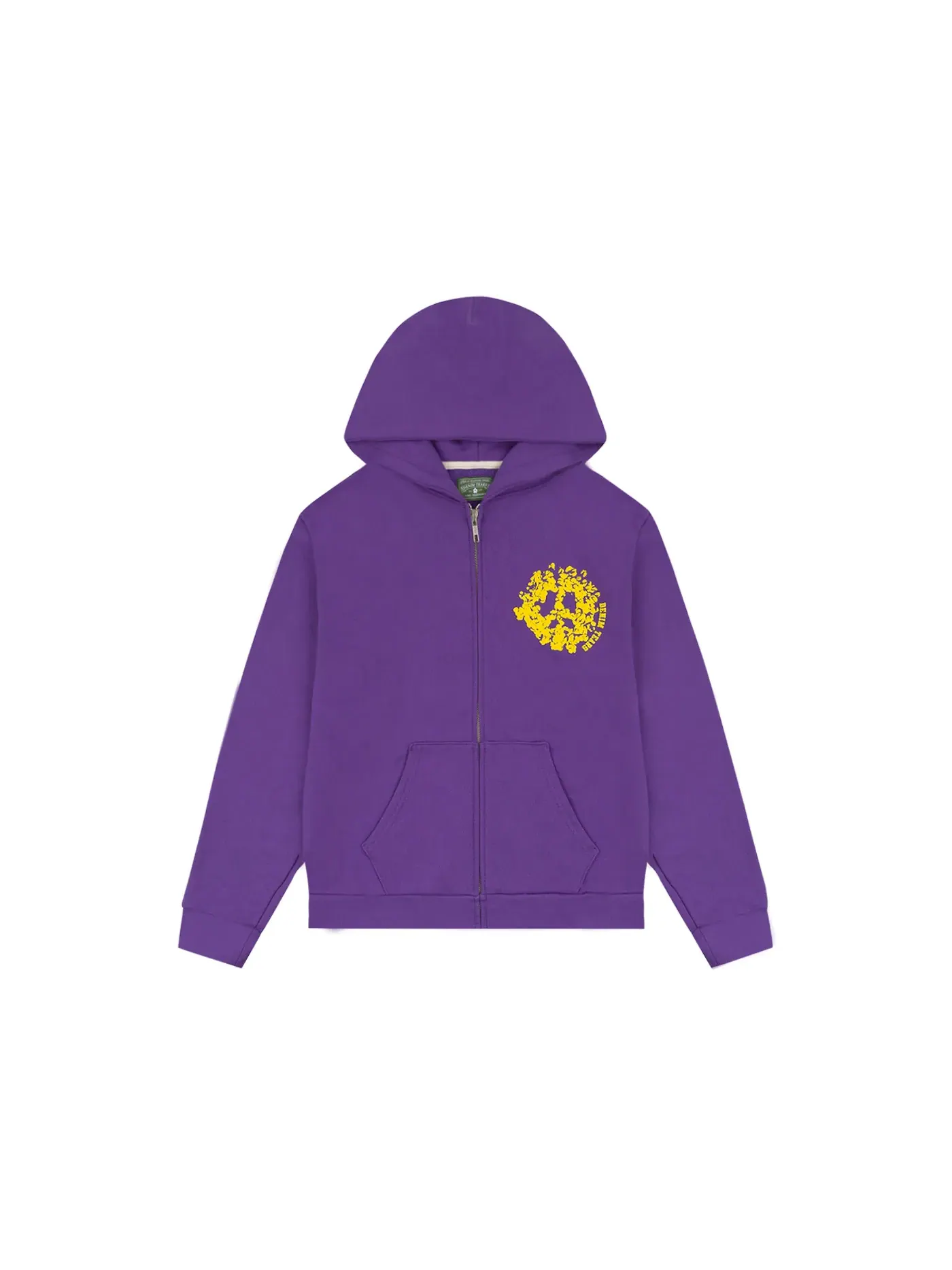 Мужская худи Denim Tears Denim University Zip Hoodie Purple — изображение 1 из 2