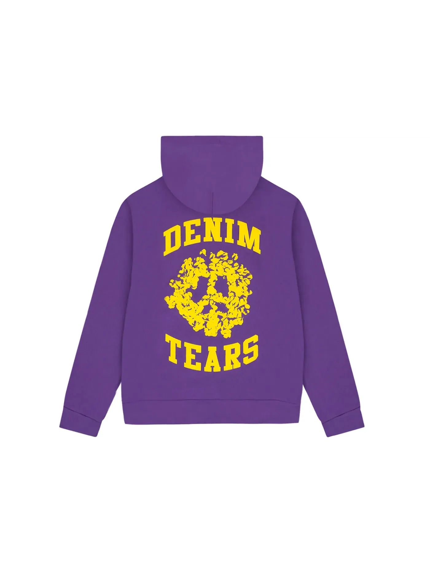 Мужская худи Denim Tears Denim University Zip Hoodie Purple — изображение 2 из 2